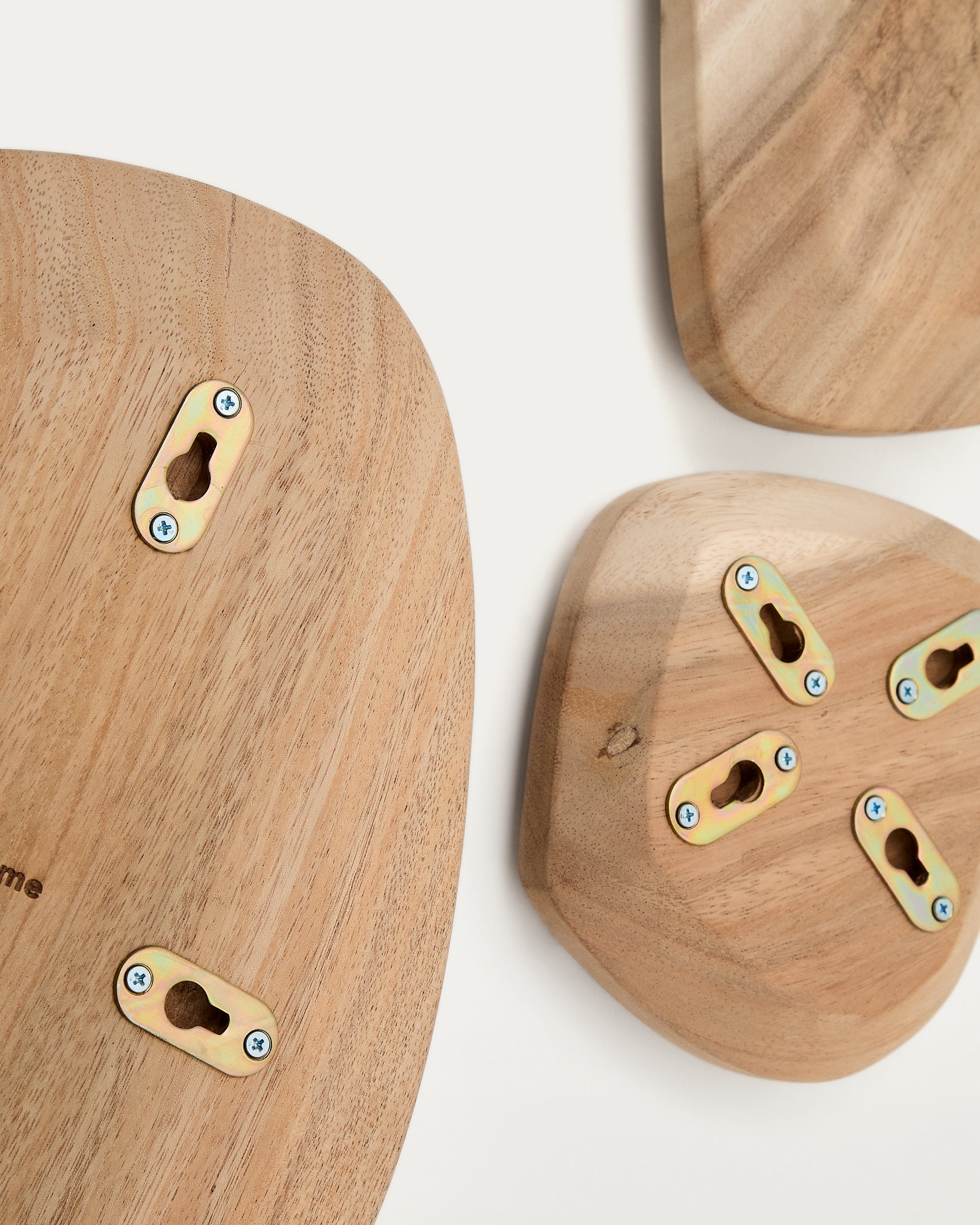 Selem Set of 4 mungur wood wall panels - Detail