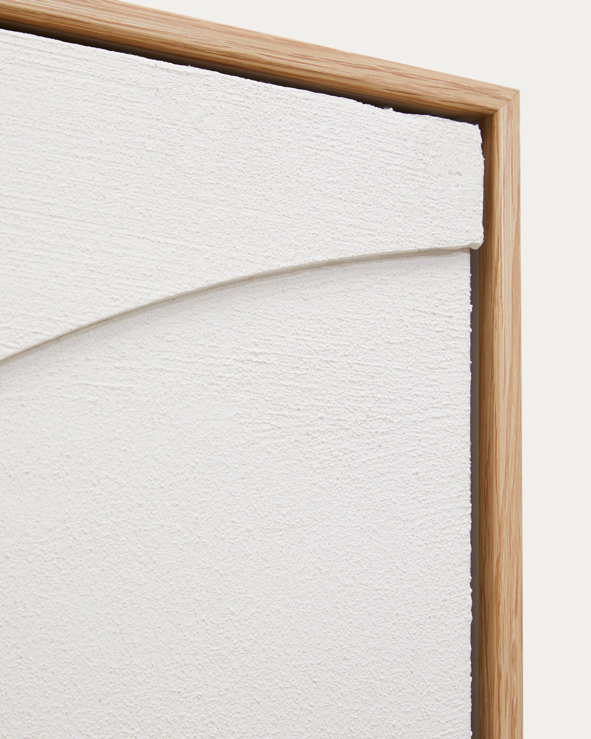 Sefri picture with circular geometric shapes in white 60 x 90 cm - Detail