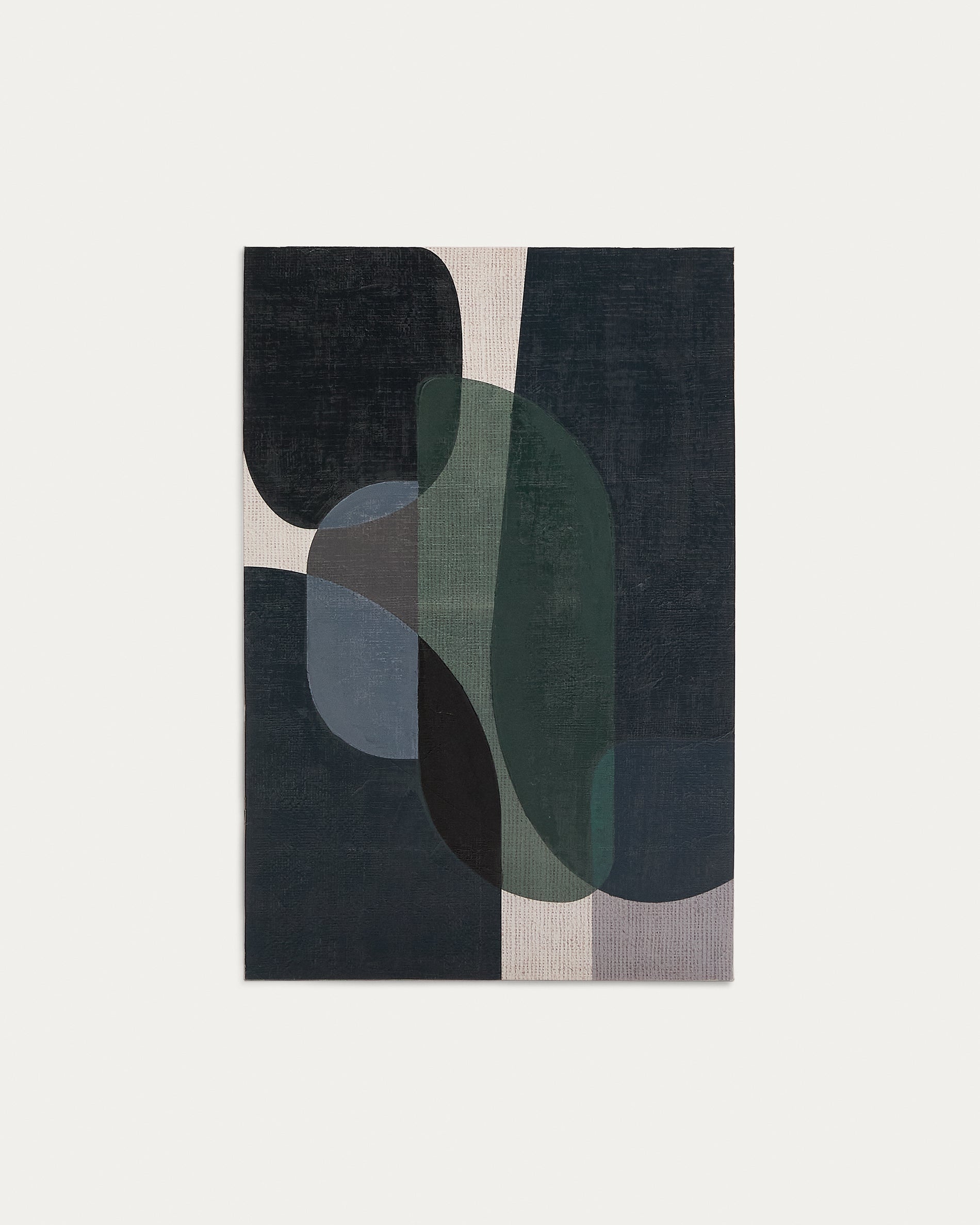 Nemsa blue and green abstract canvas, 90 x 60 cm - Product View