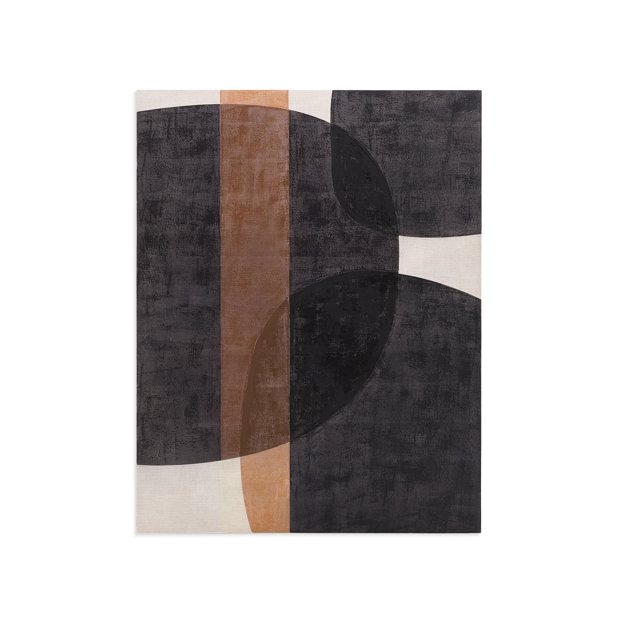 Tonol, brown abstract canvas, 180 x 140 cm - Product Image