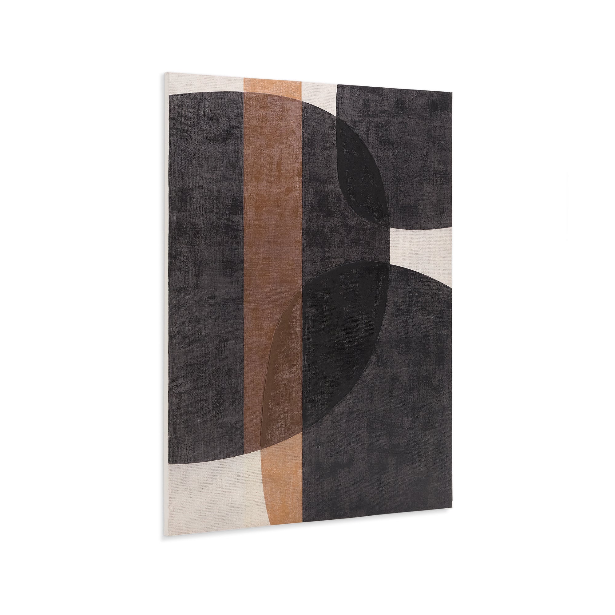 Tonol, brown abstract canvas, 180 x 140 cm - Product Image