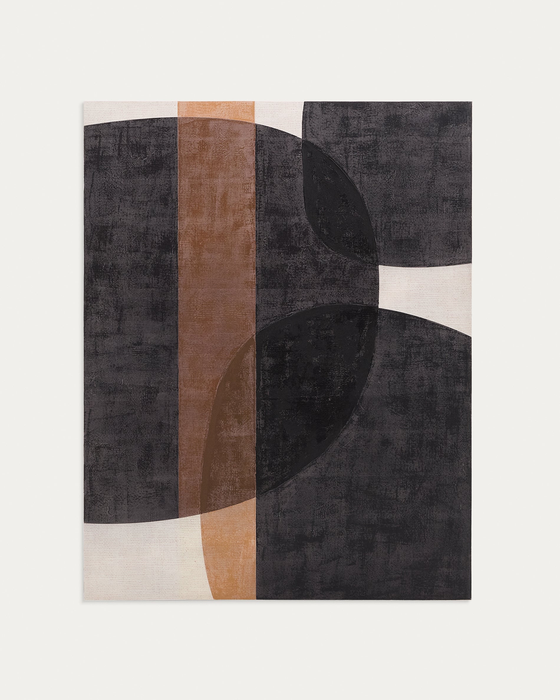 Tonol, brown abstract canvas, 180 x 140 cm - Product View
