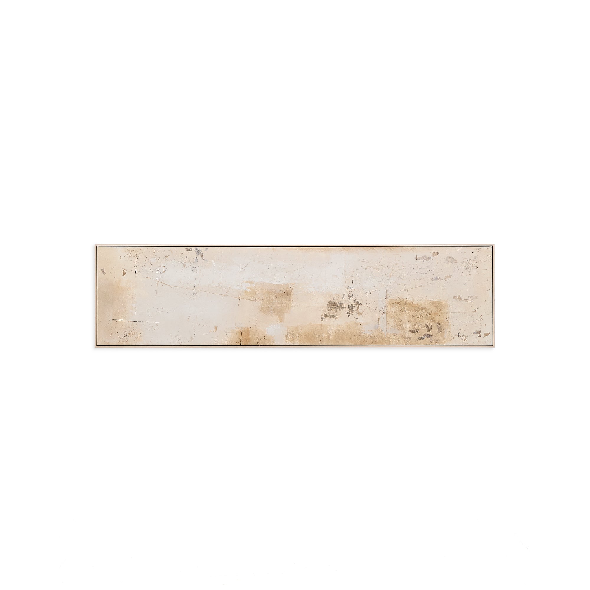 Silpa dark beige abstract picture, 182 x 47 cm - Product Image