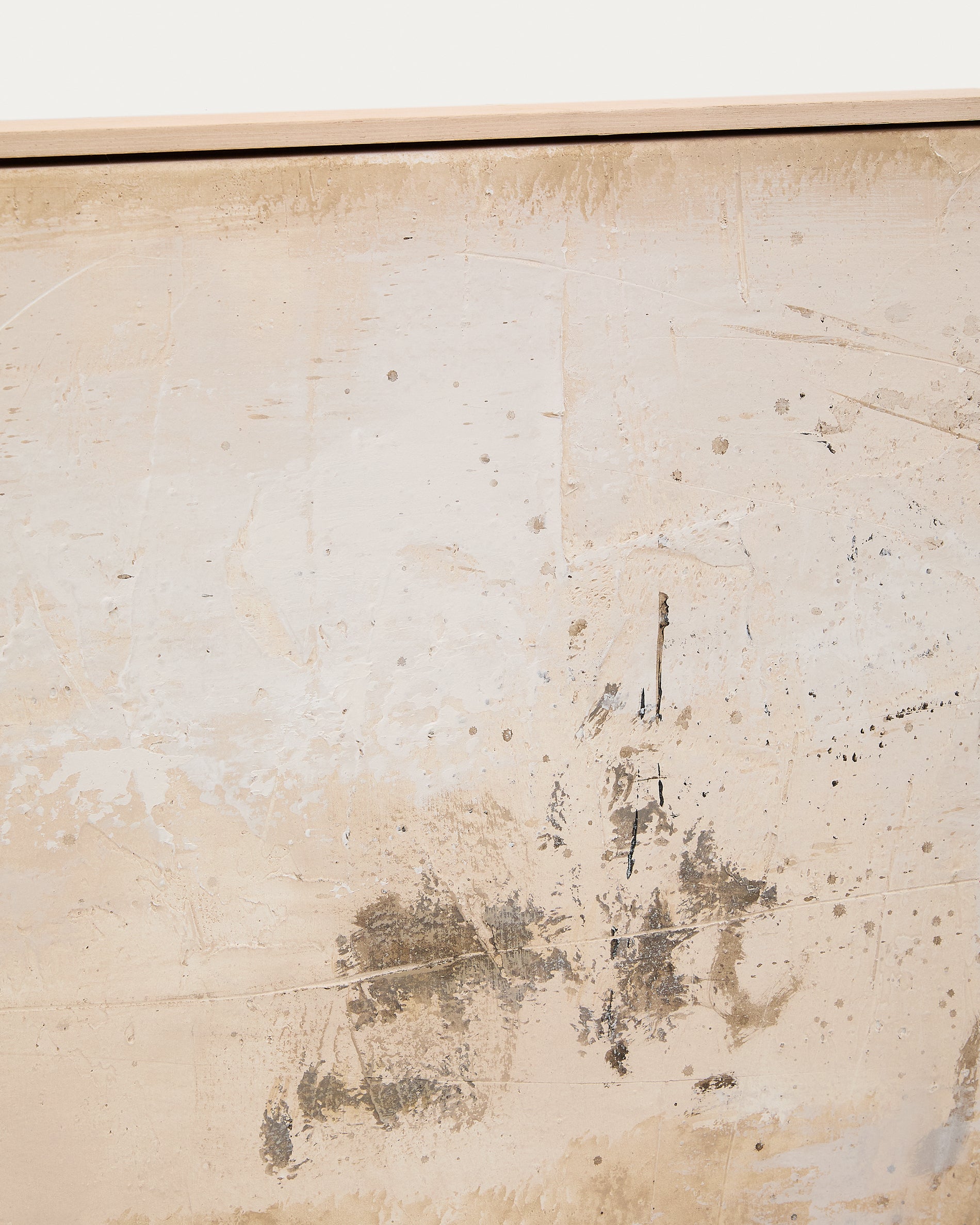 Silpa dark beige abstract picture, 182 x 47 cm - Detail