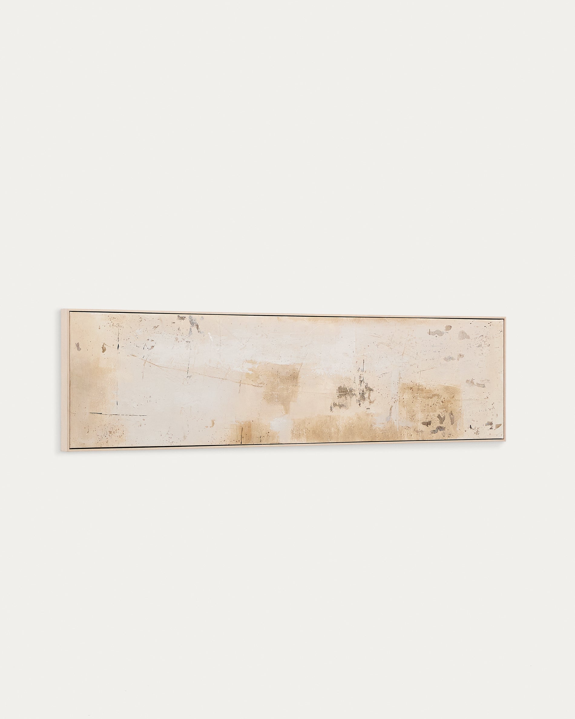Silpa dark beige abstract picture, 182 x 47 cm - Product View
