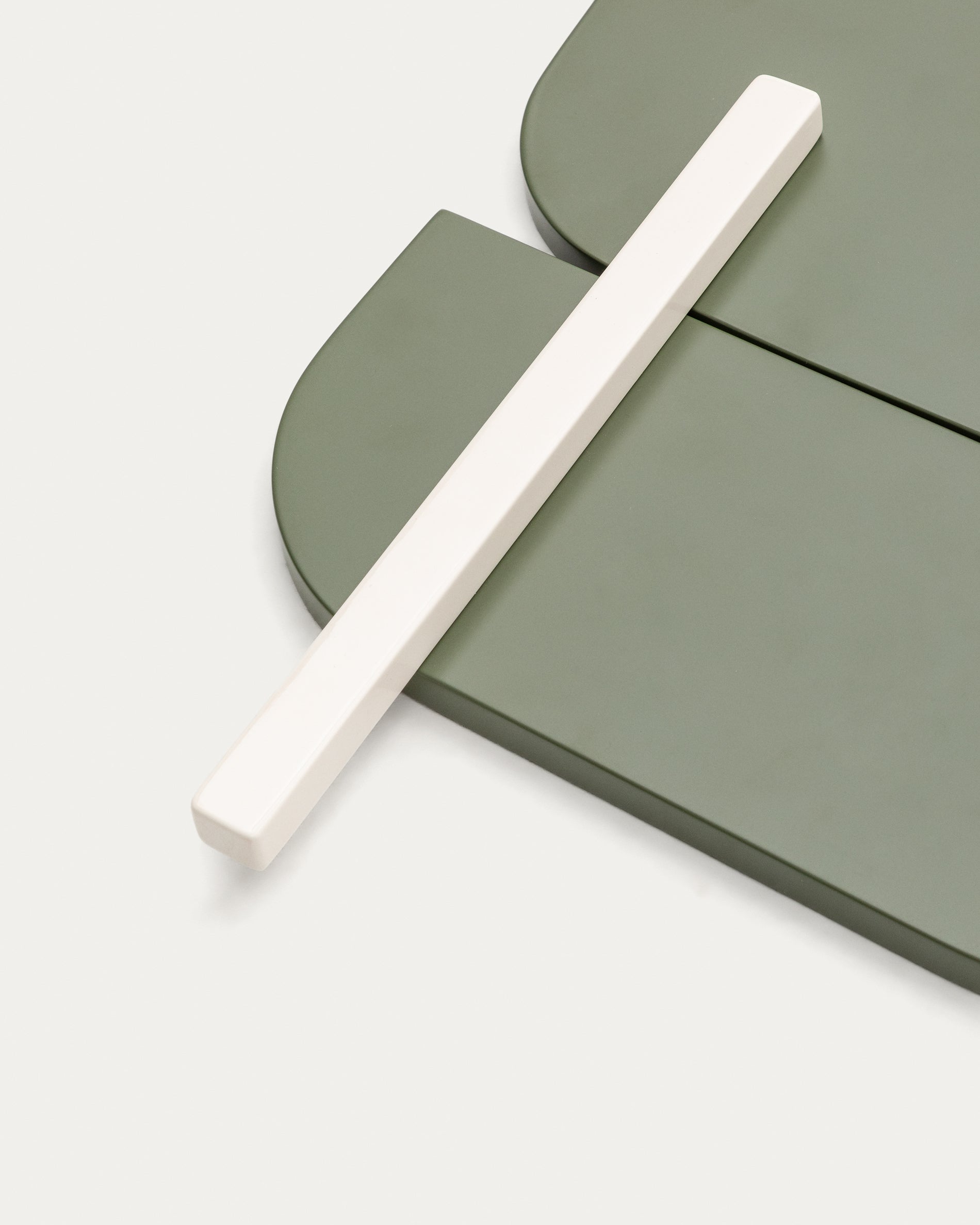 Danei white and green wall panel, 50 x 30 cm - Detail