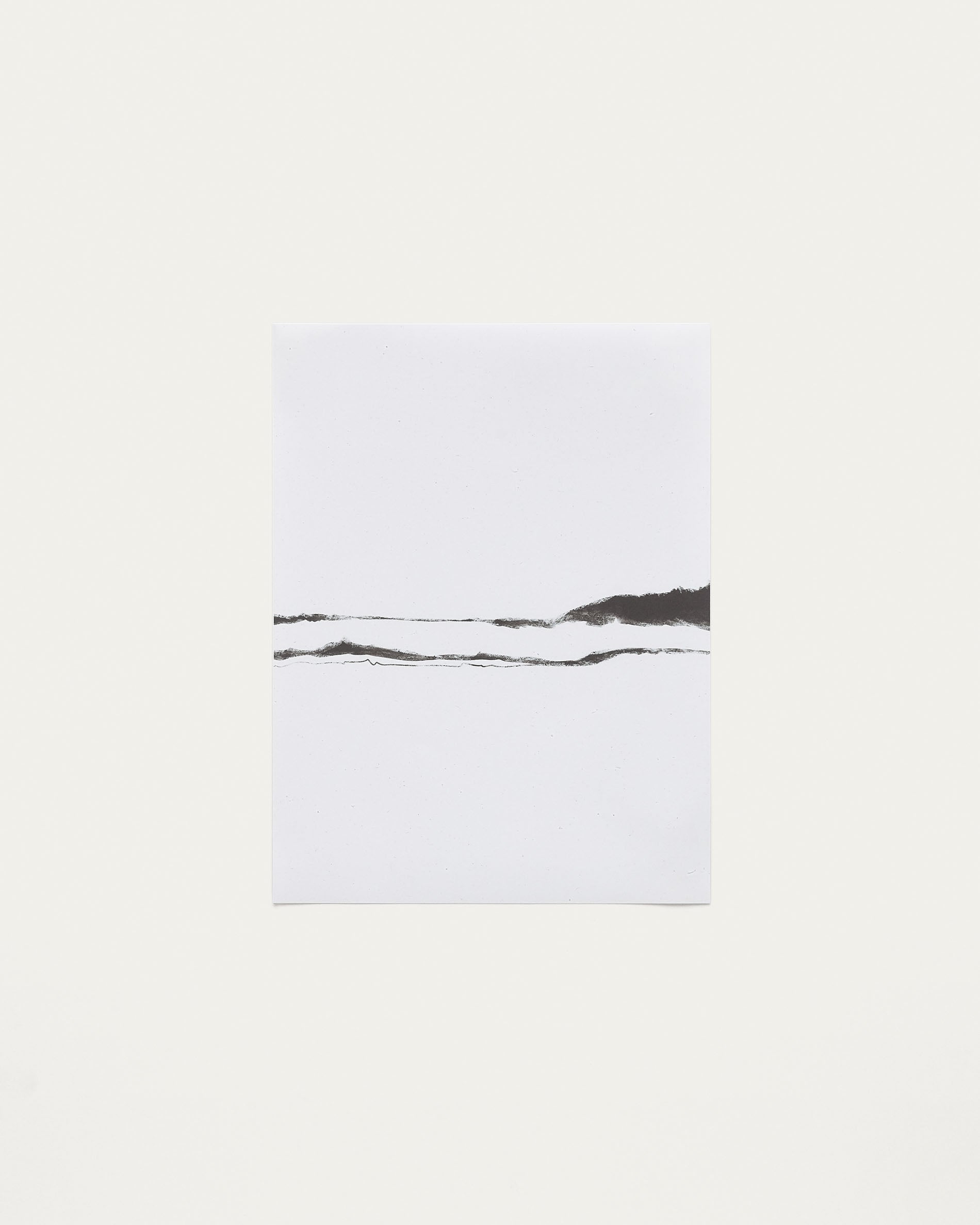 Istan white paper print, 21 x 28 cm - Product View