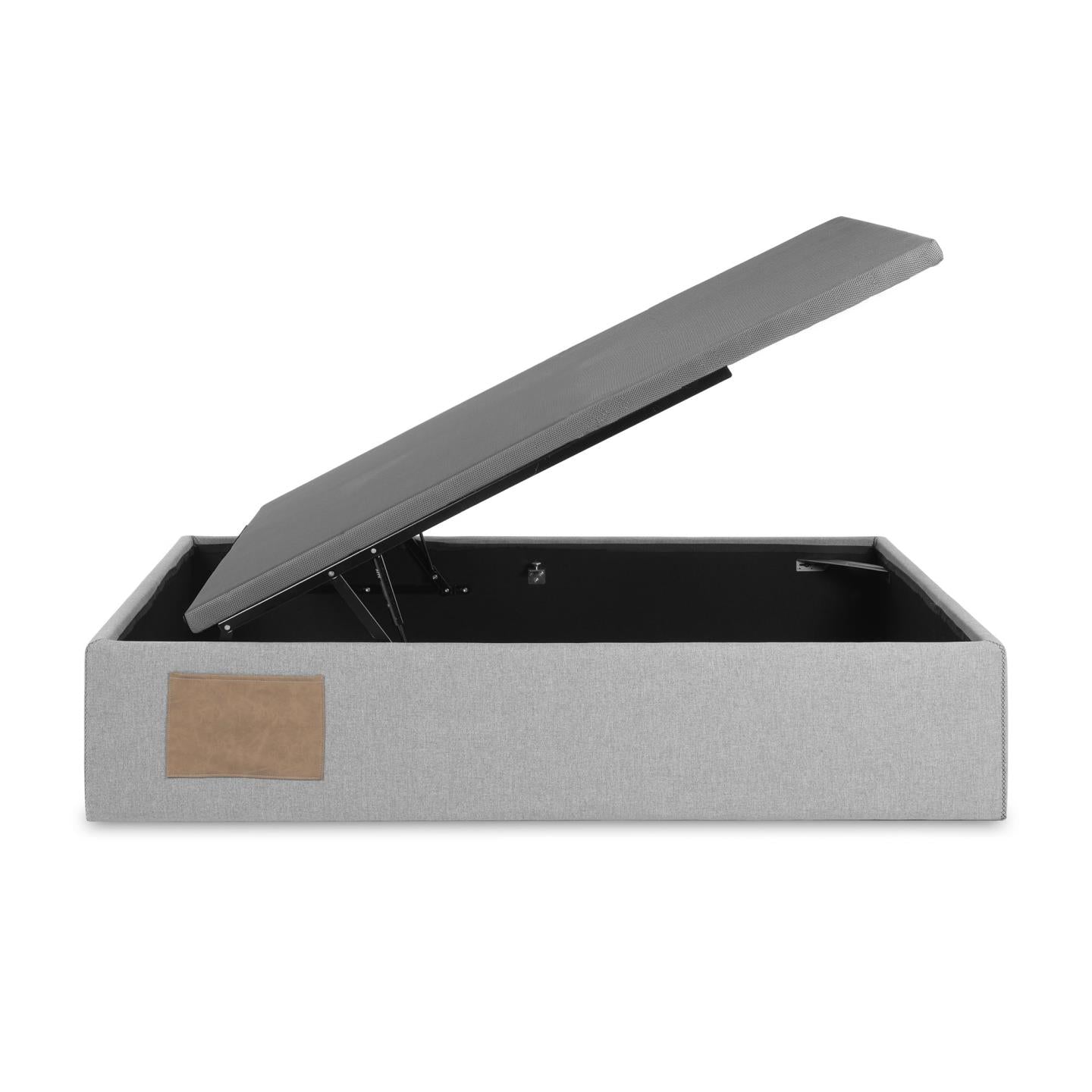 Matters ottoman bed base in grey for a 90 x 190 cm mattress - Product Image