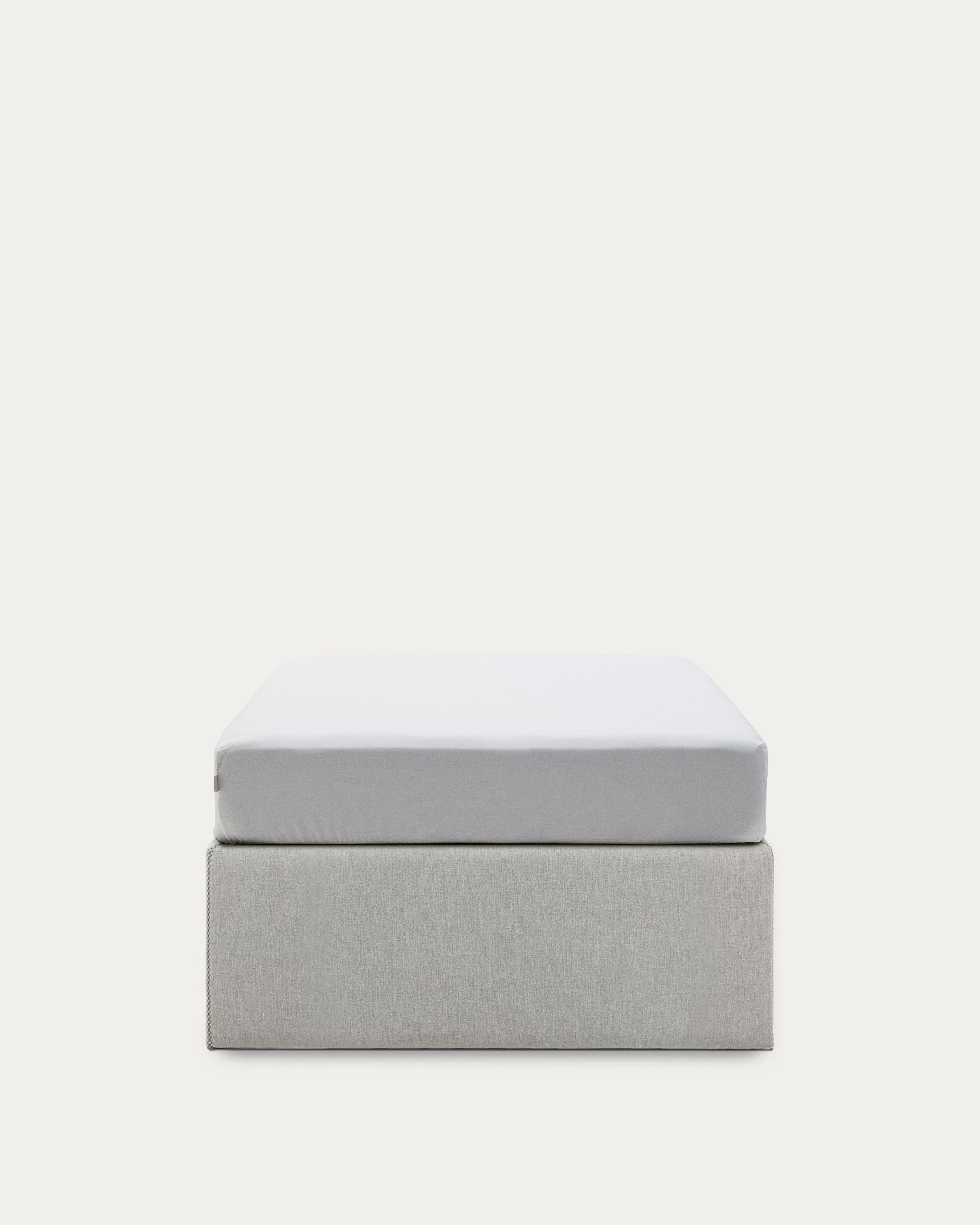 Matters ottoman bed base in grey for a 90 x 190 cm mattress - Product View