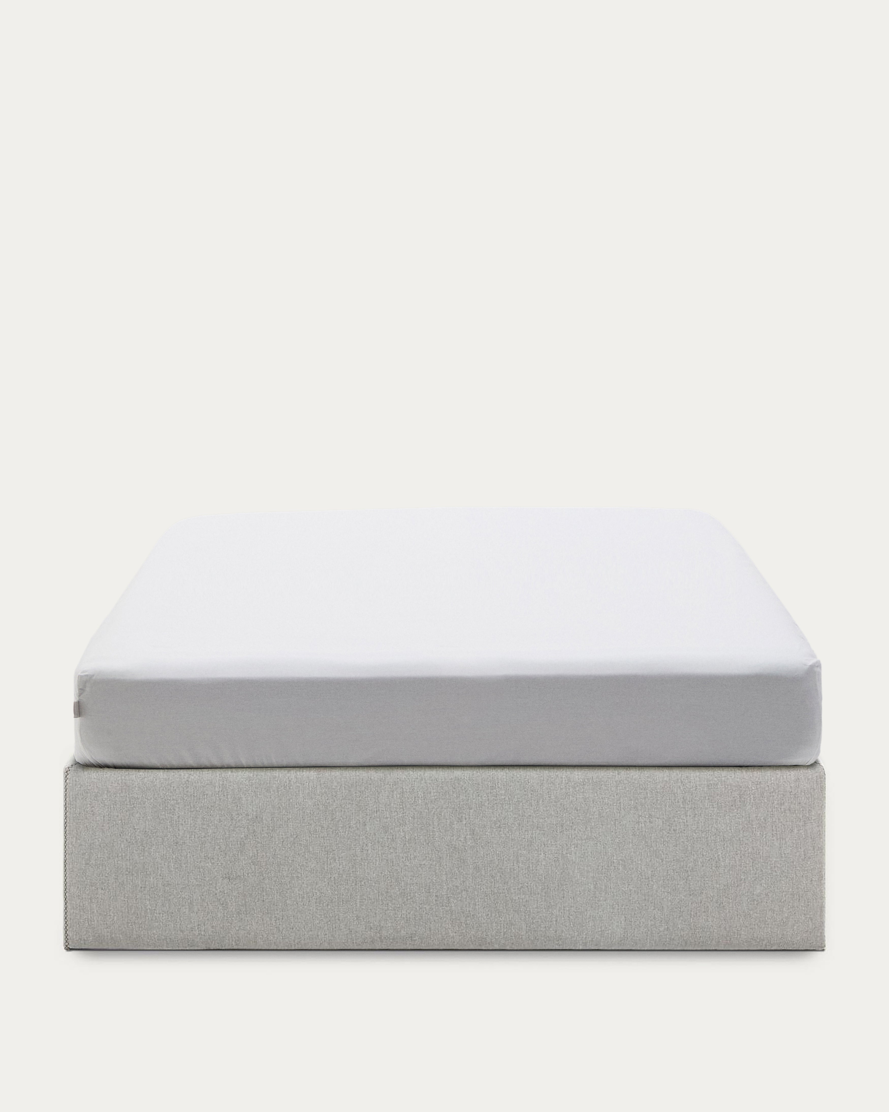 Matters ottoman bed base in grey for a 140 x 190 cm mattress - Product View