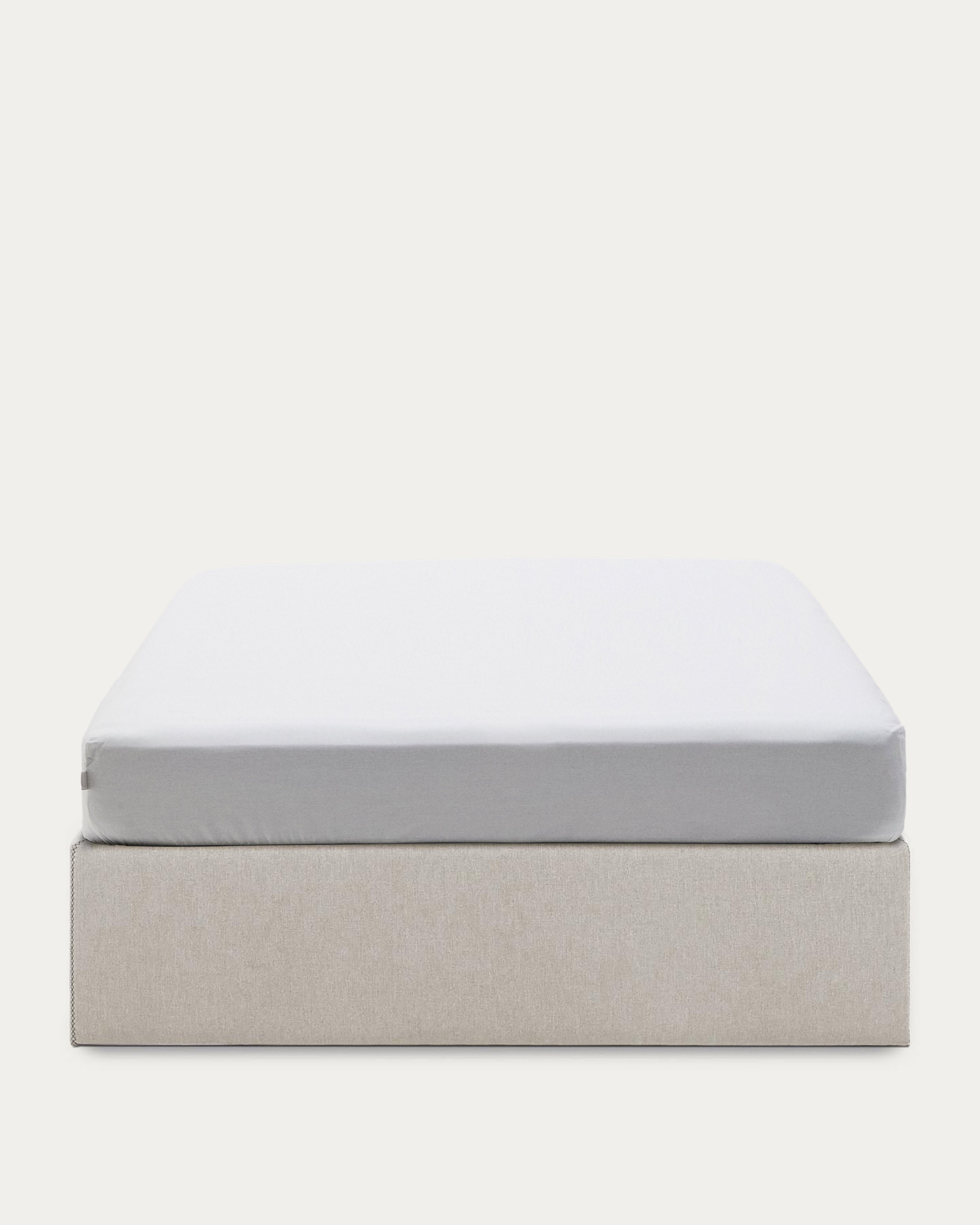 Matters ottoman bed base in beige for a 140 x 190 cm mattress - Product View