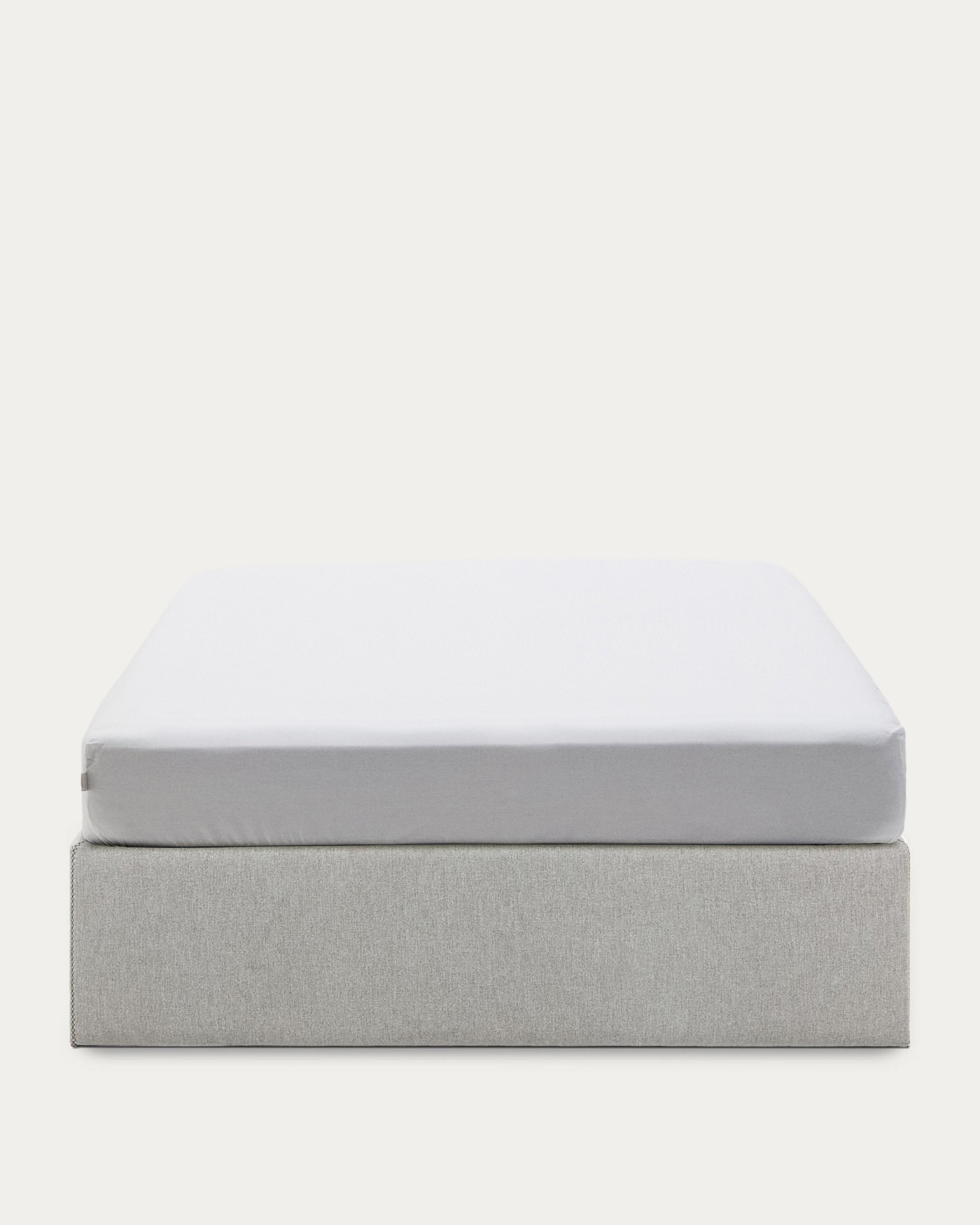 Matters ottoman bed base in grey for a 150 x 190 cm mattress - Product View