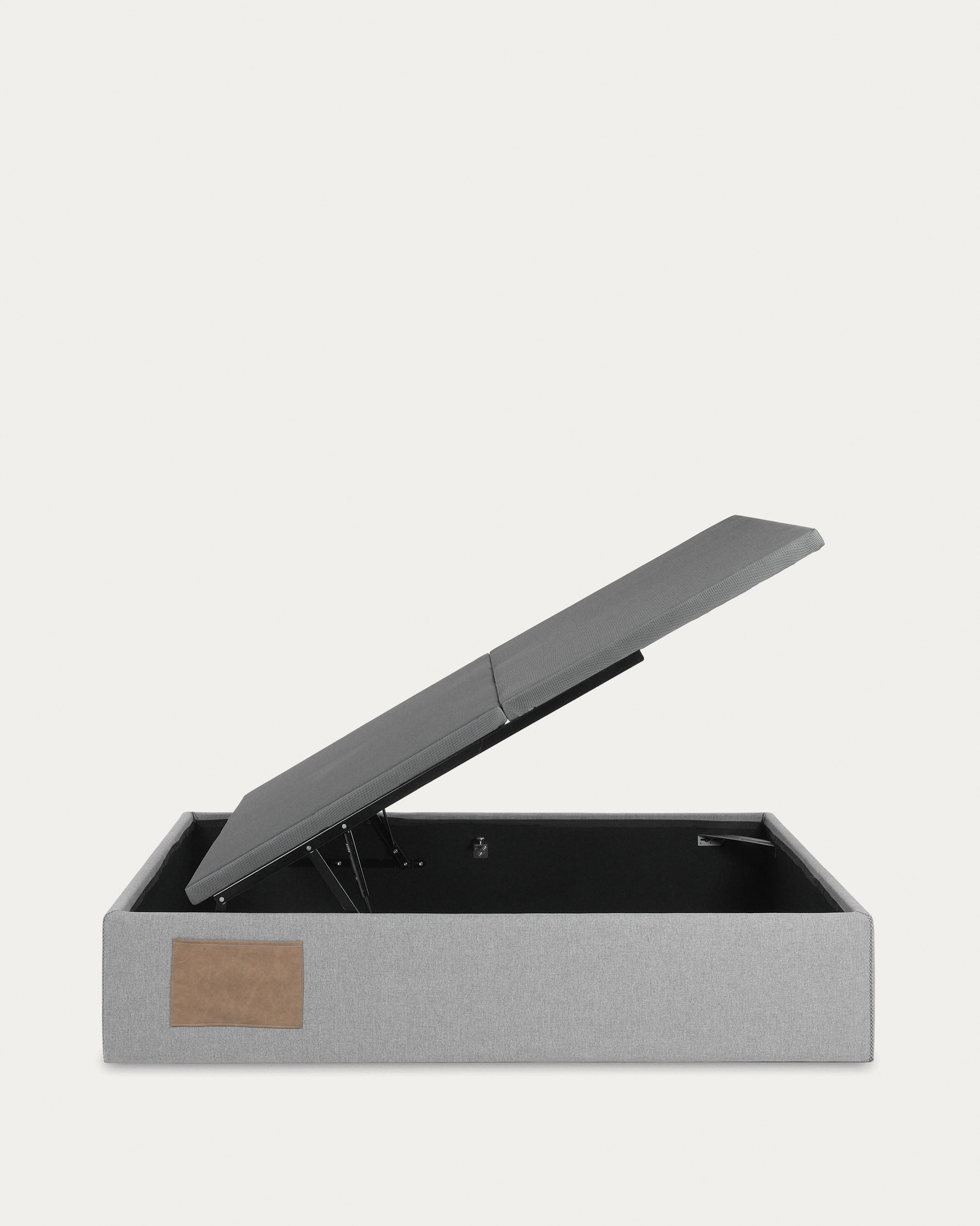 Matters ottoman bed base in grey for a 150 x 190 cm mattress - Product View