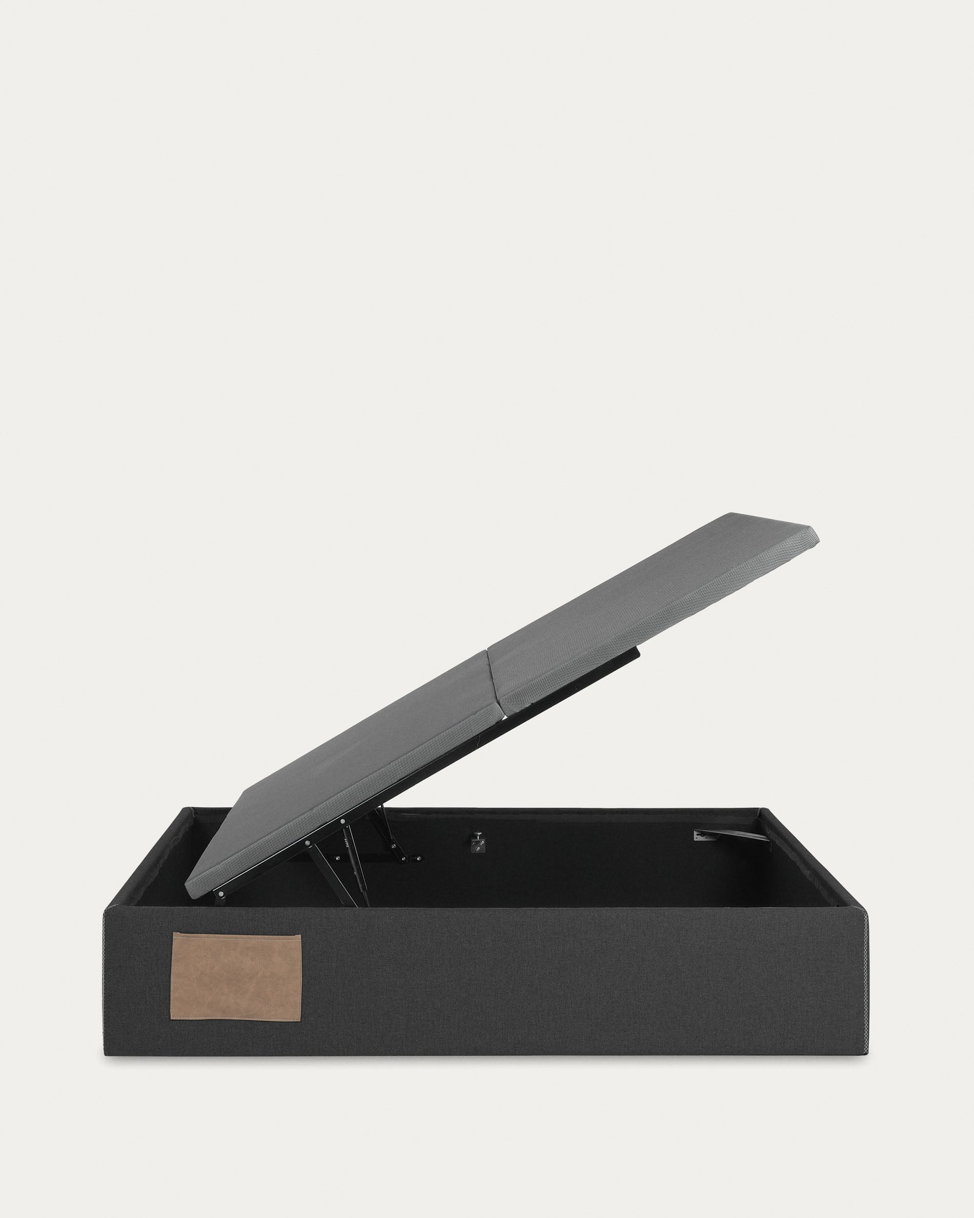 Matters ottoman bed base in black for a 160 x 200 cm mattress - Product View