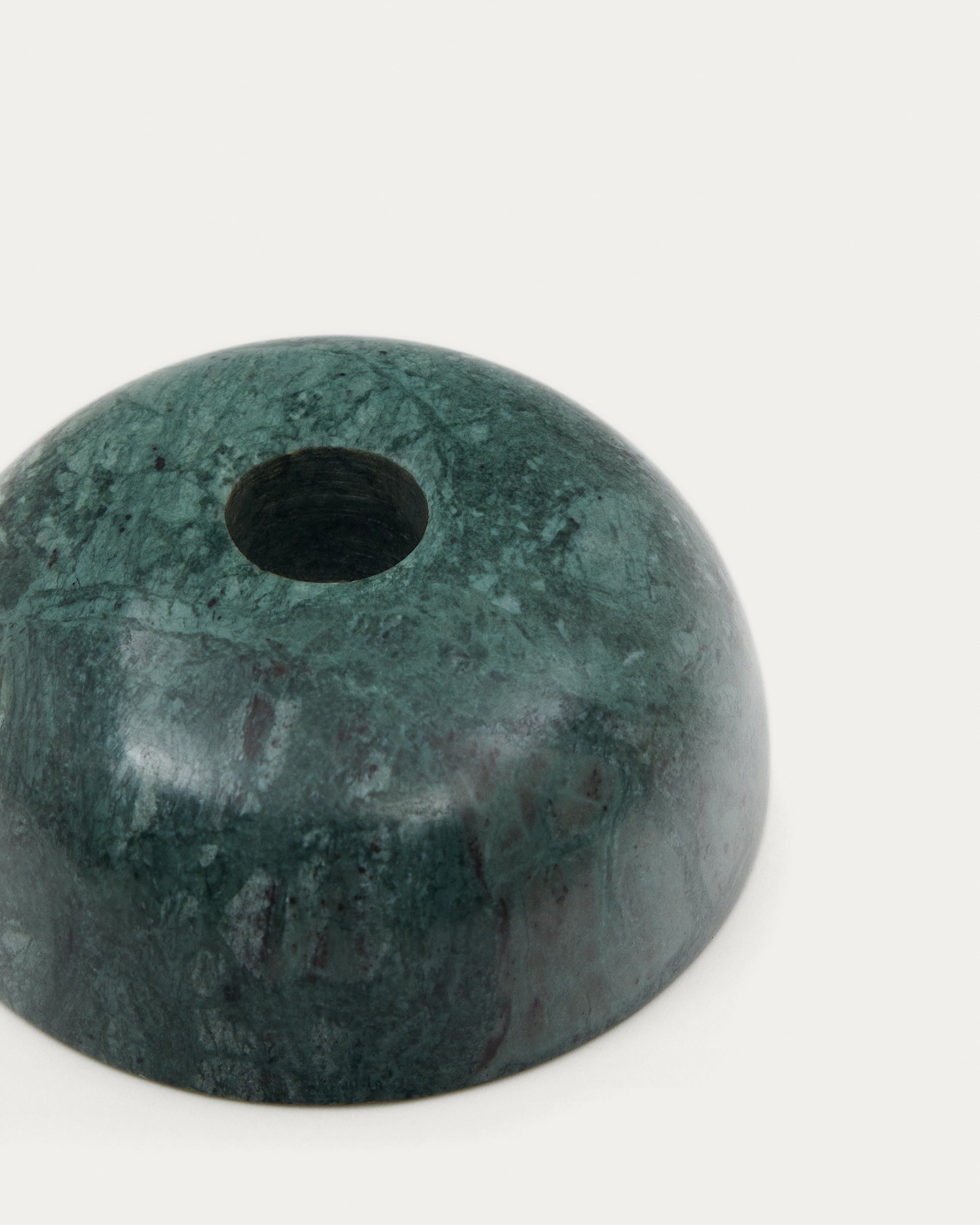 Sintia green marble candle holder 4 cm