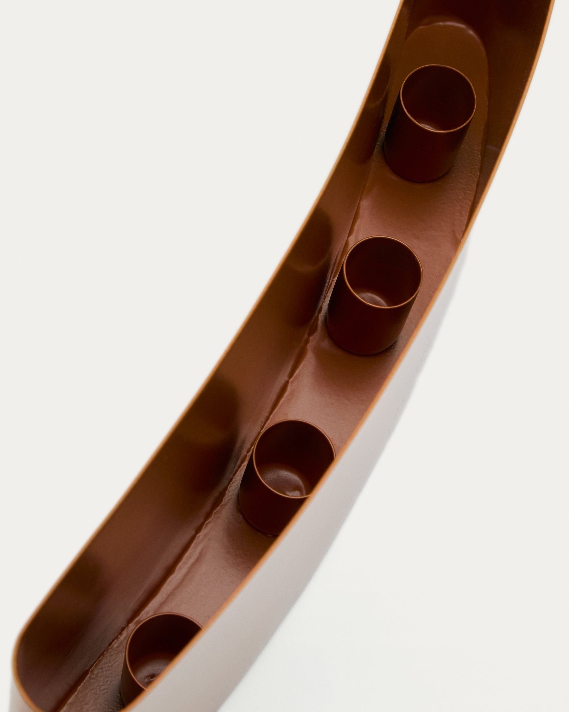 Mistra orange iron candlestick - Detail