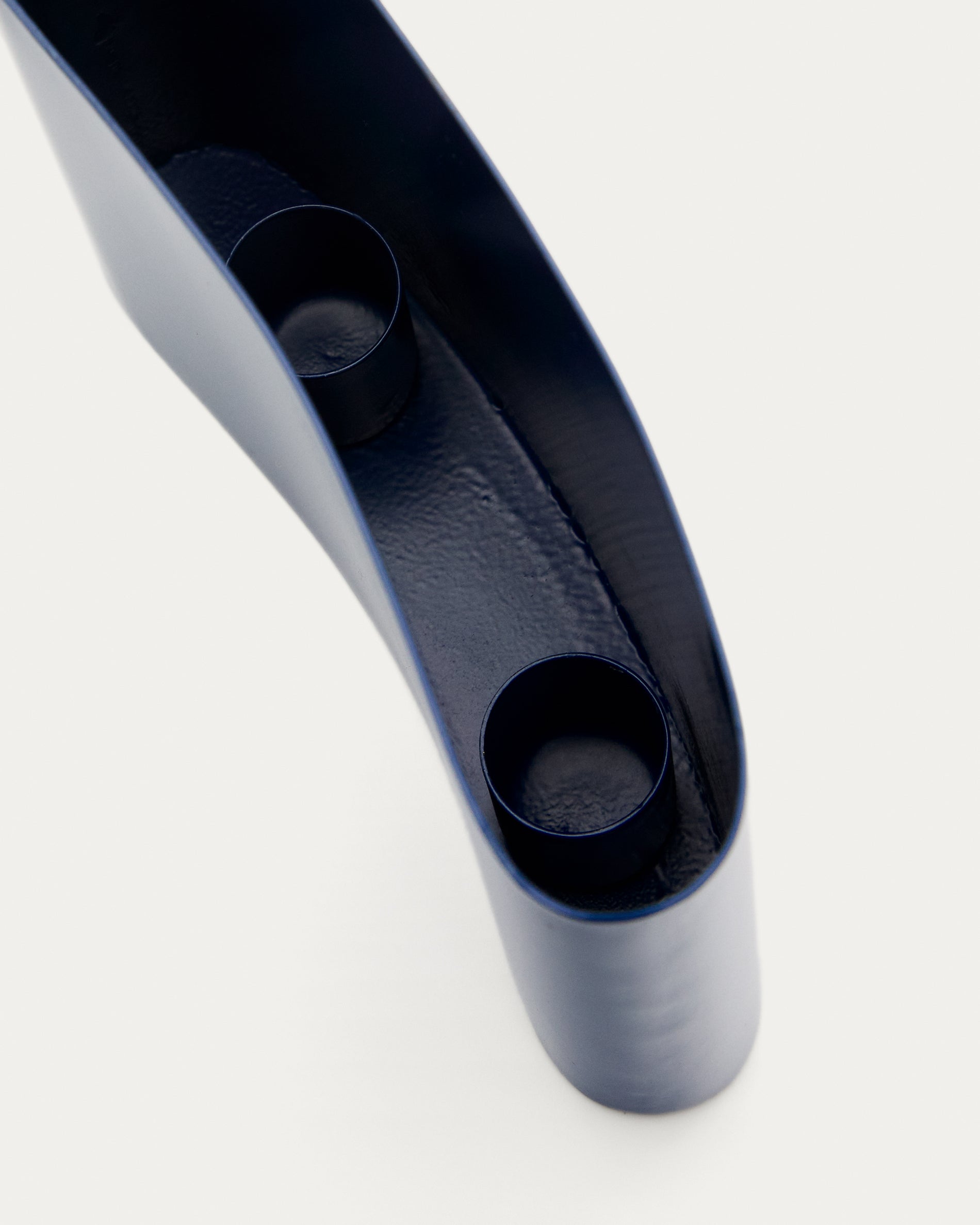 Mistra blue iron candlestick - Detail