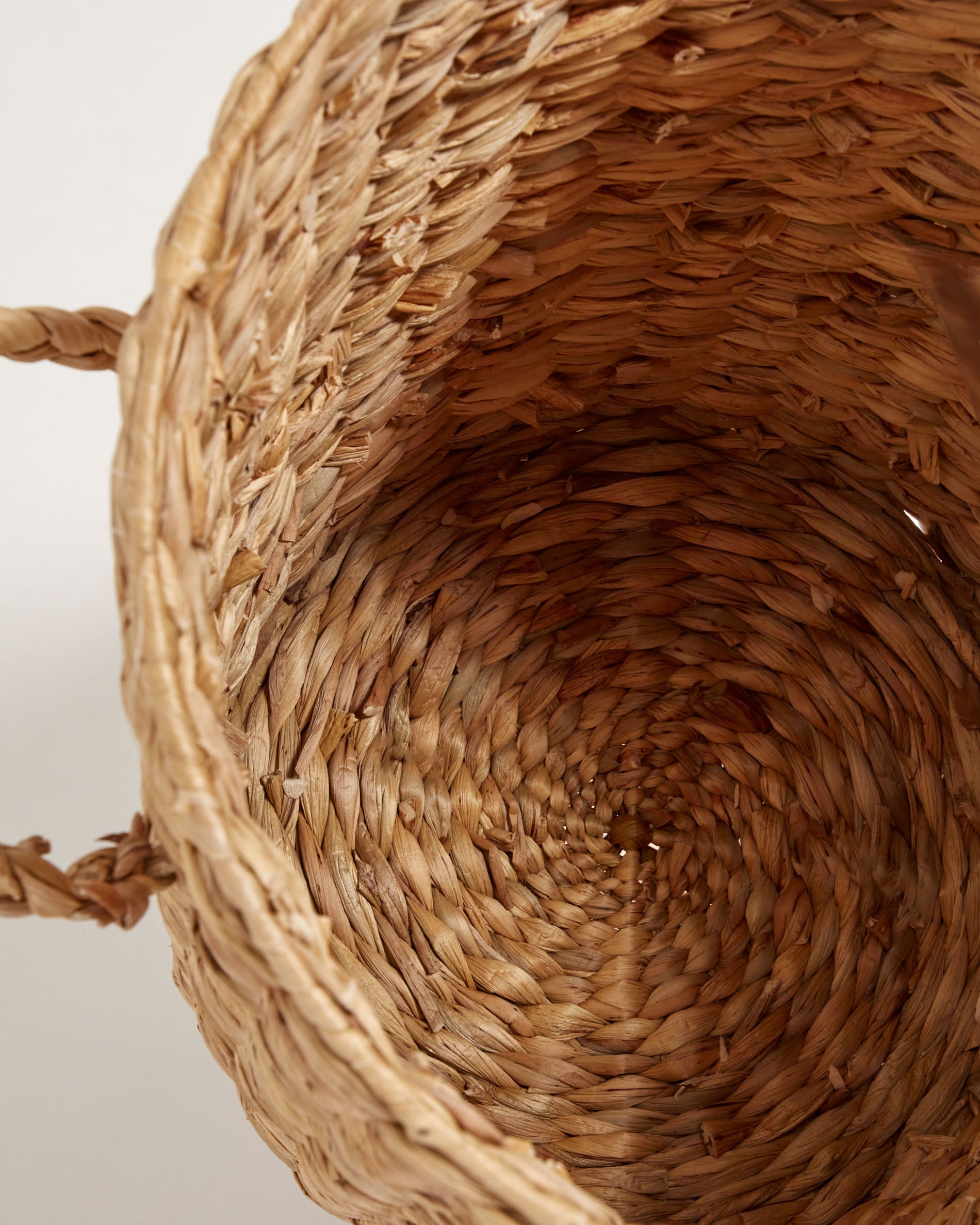 Yessira natural fibre clothes basket, 55 cm - Detail