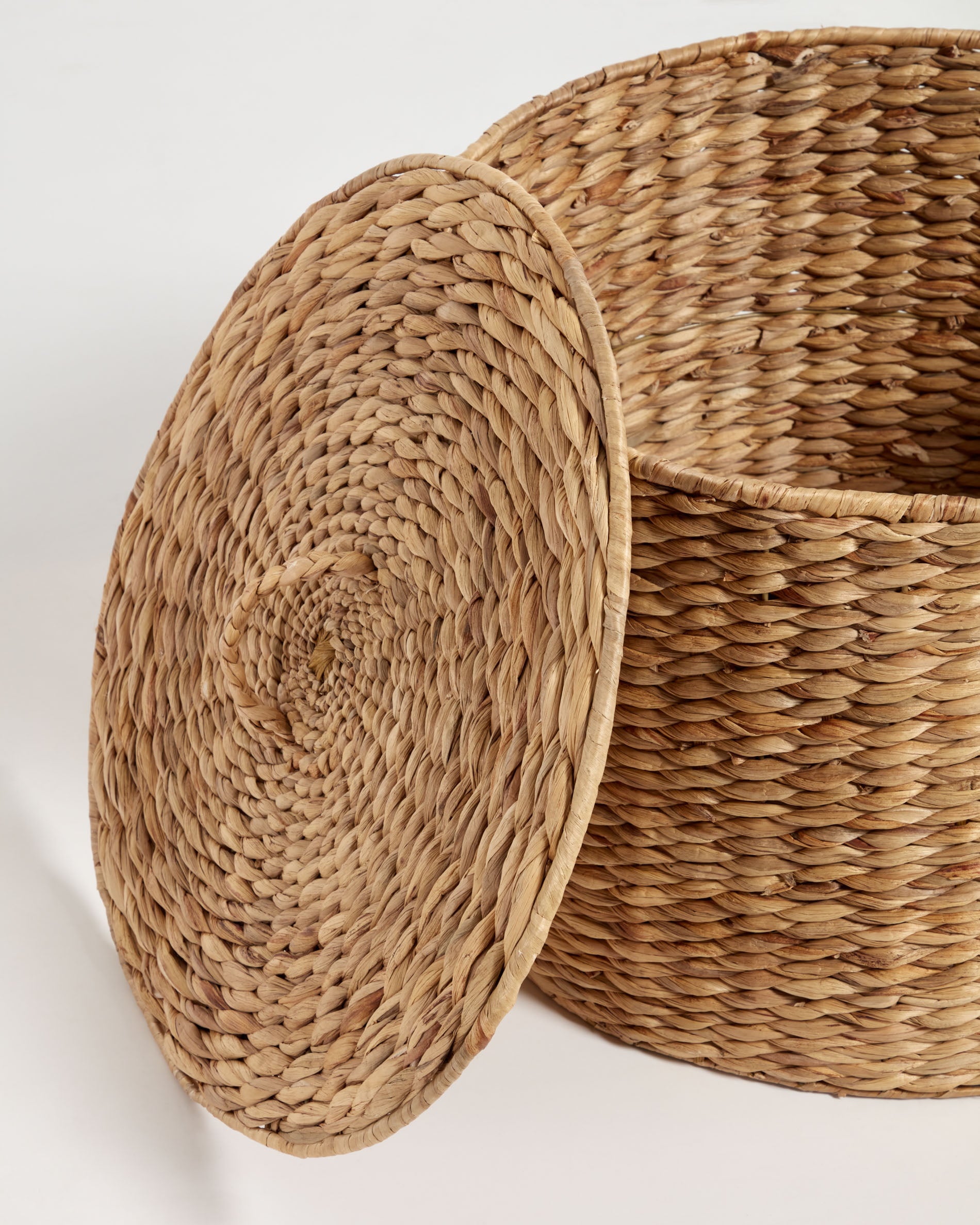 Yessira natural fibre clothes basket, 45 cm - Detail