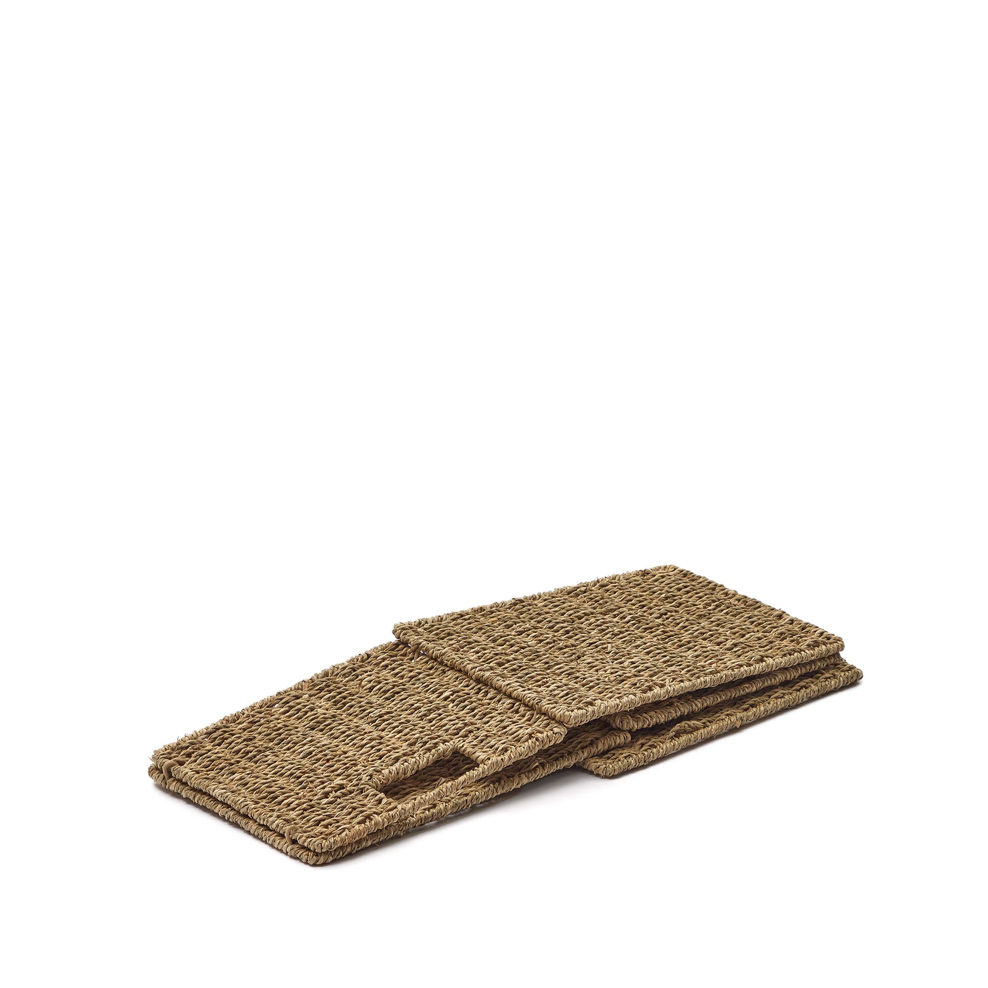 Tossa natural fibre folding box, 32 x 27 cm - Product Image