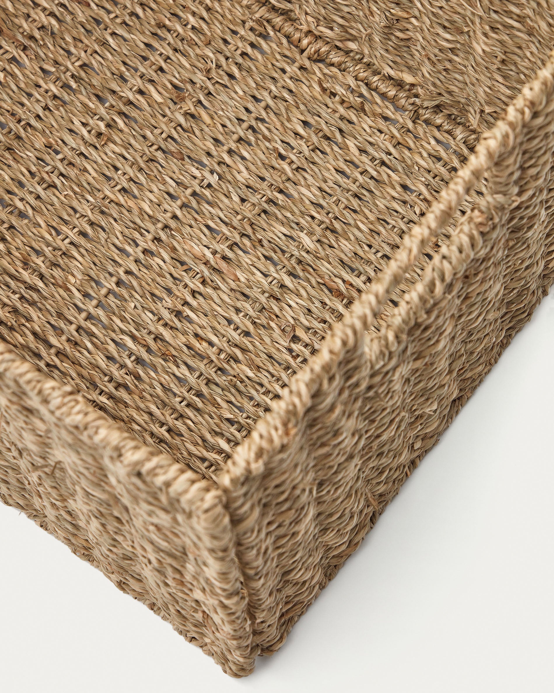 Tossa natural fibre folding box, 32 x 27 cm - Detail