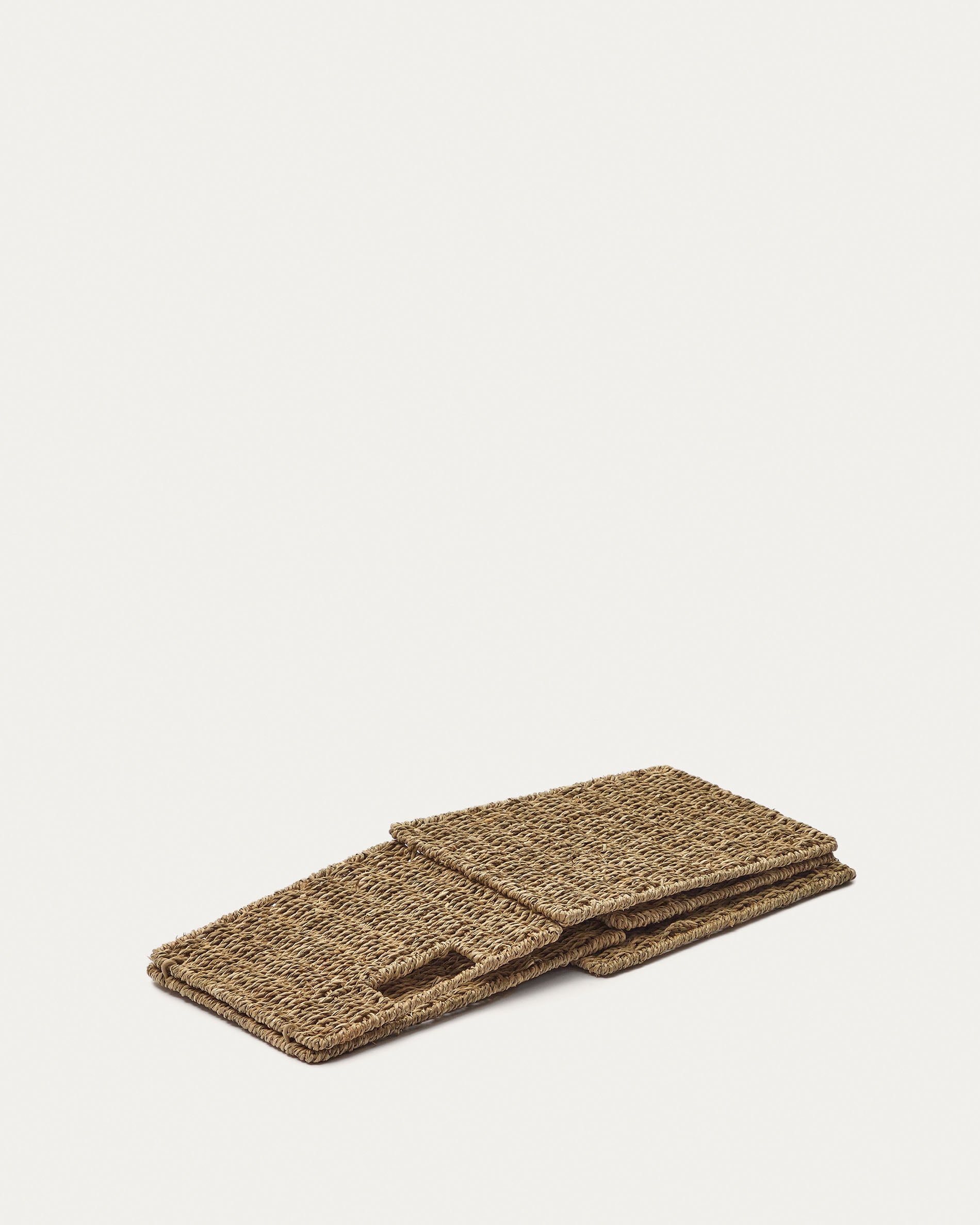 Tossa natural fibre folding box, 32 x 27 cm - Product View