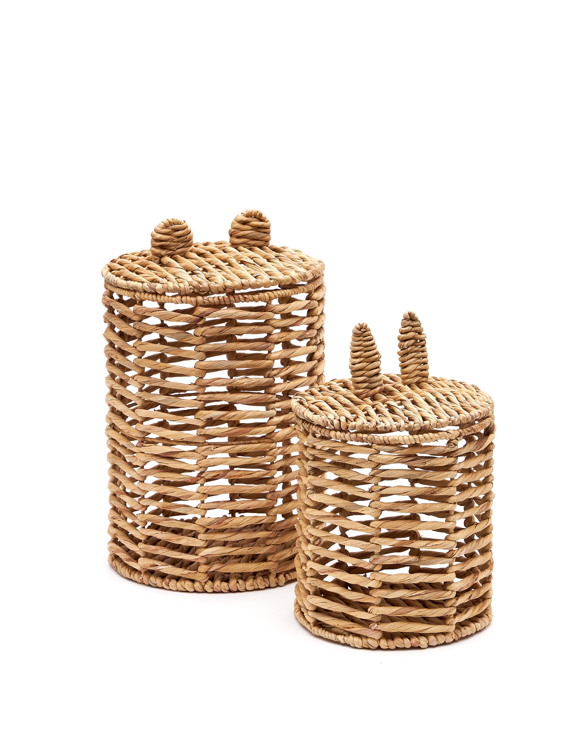 Venezia set of 2 natural fibre children's baskets 40cm / 50cm - Product Image