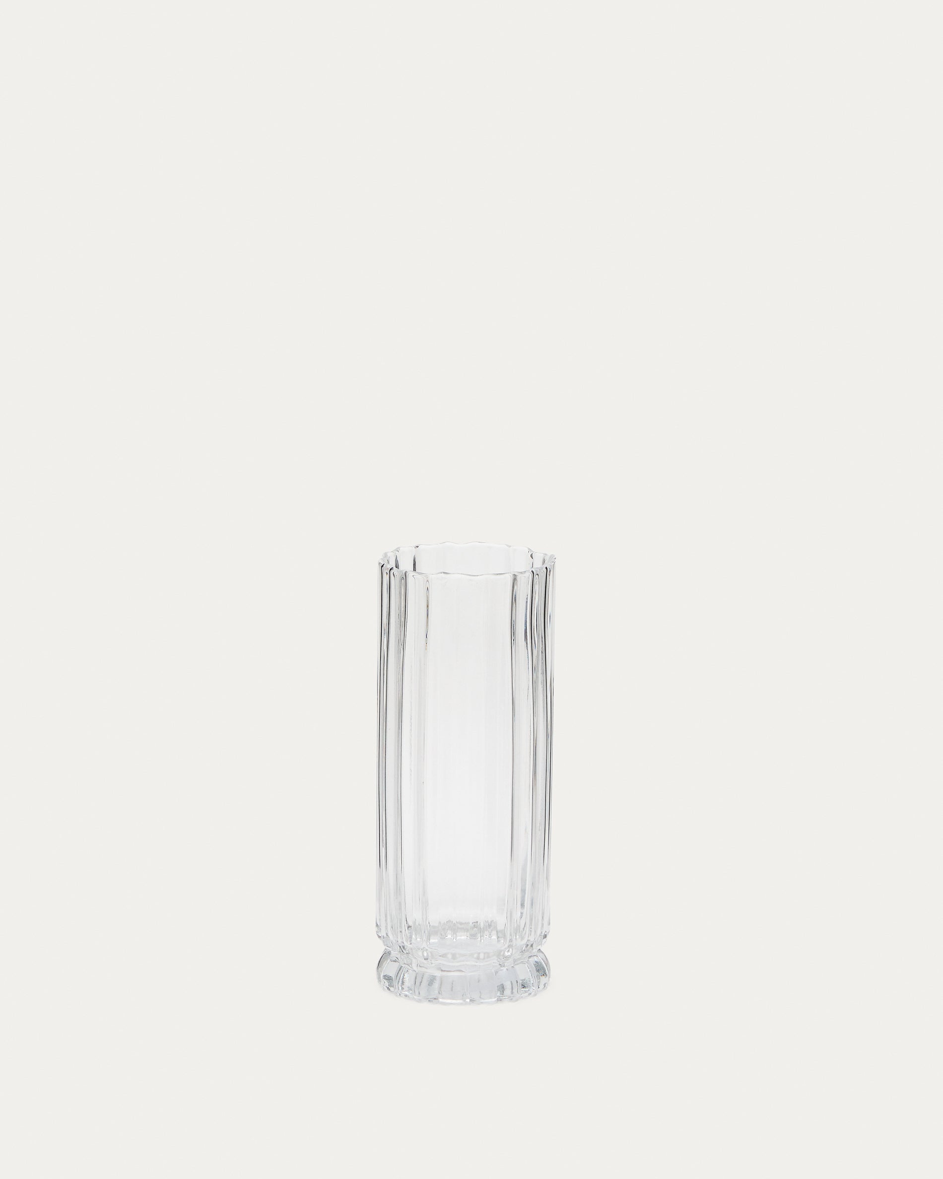 Neblan transparent glass vase, 25.5 cm - Product View