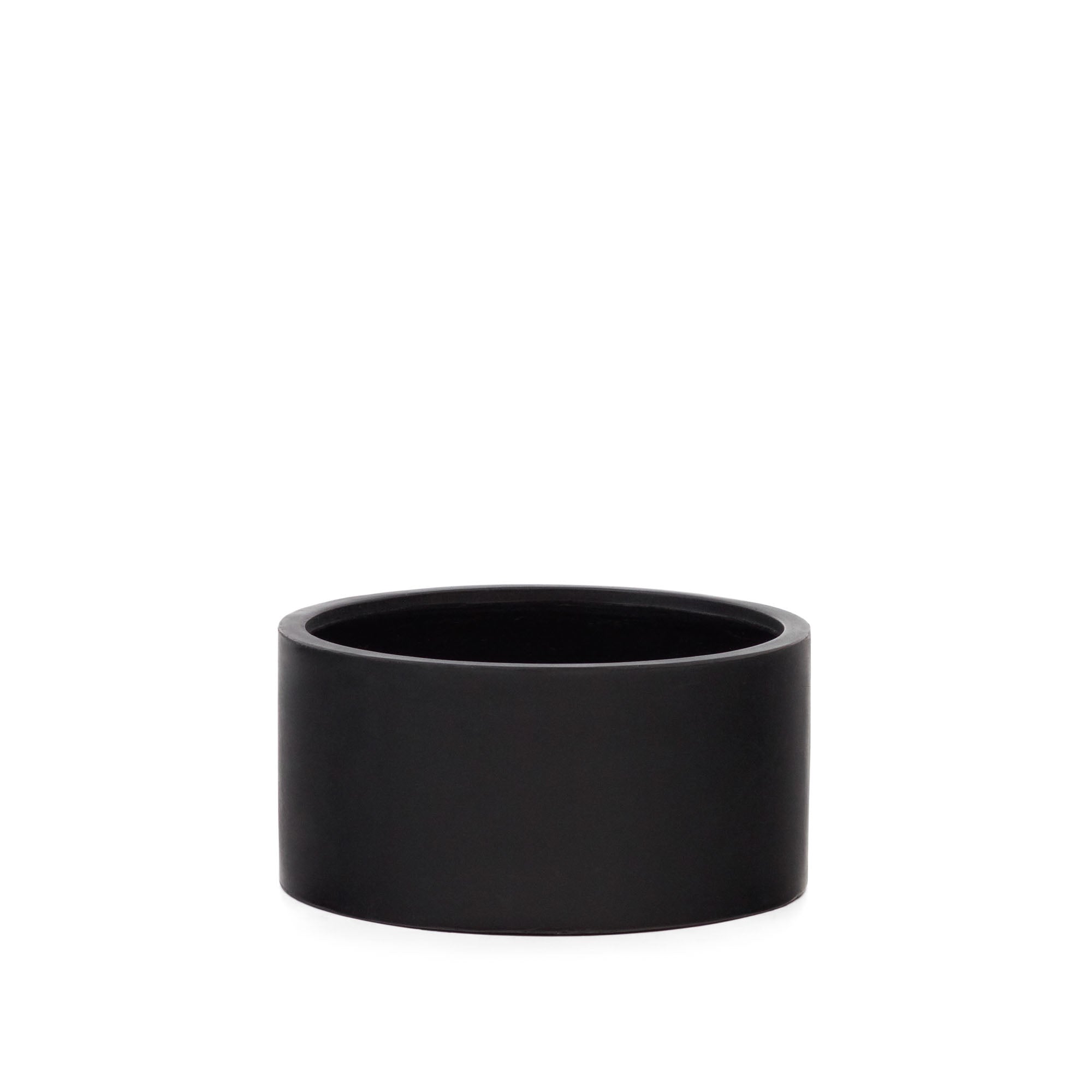 Aiguablava plant pot in black cement, Ø 62 cm - Product Image