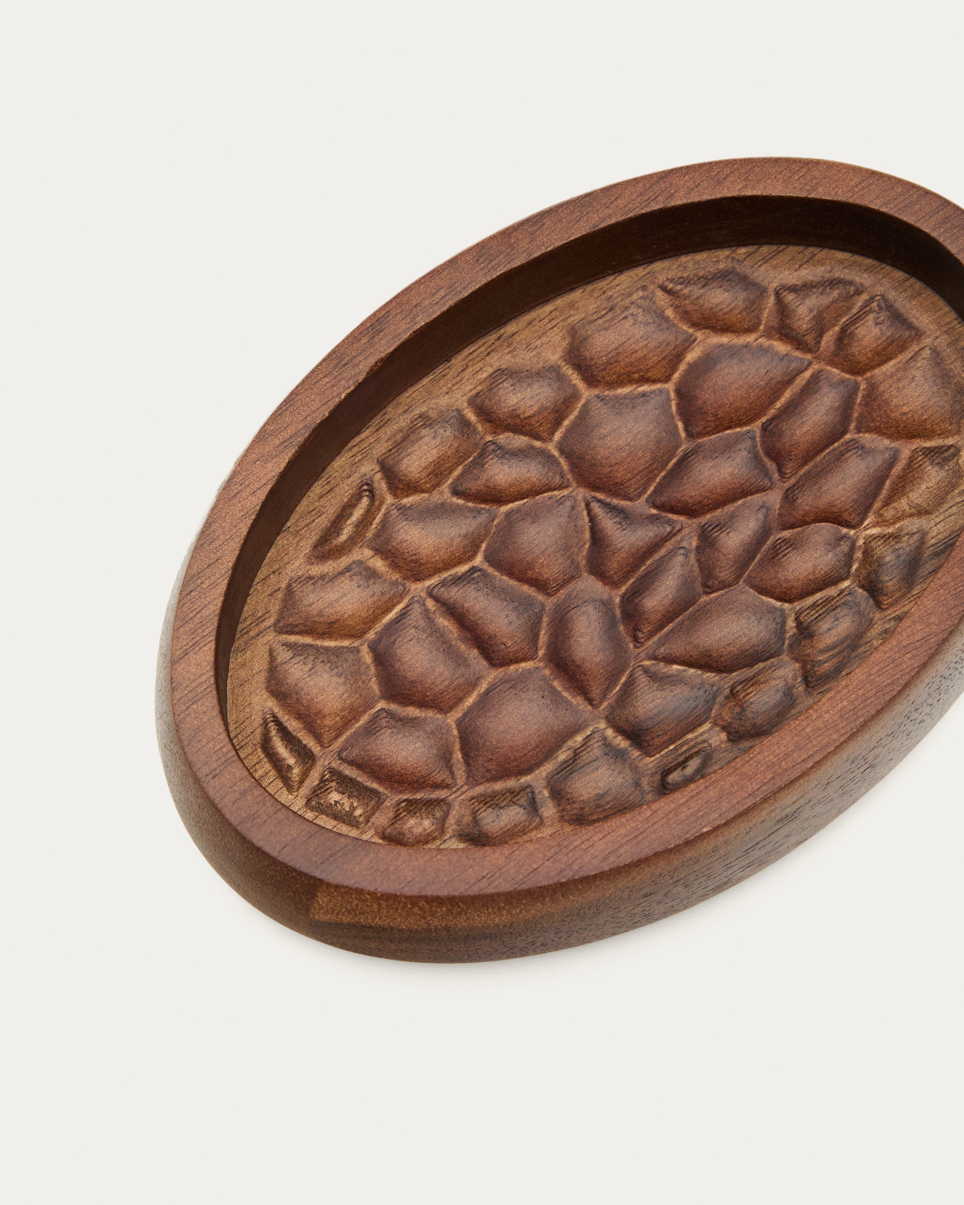 Fraz acacia wood soap dish FSC 100% - Detail