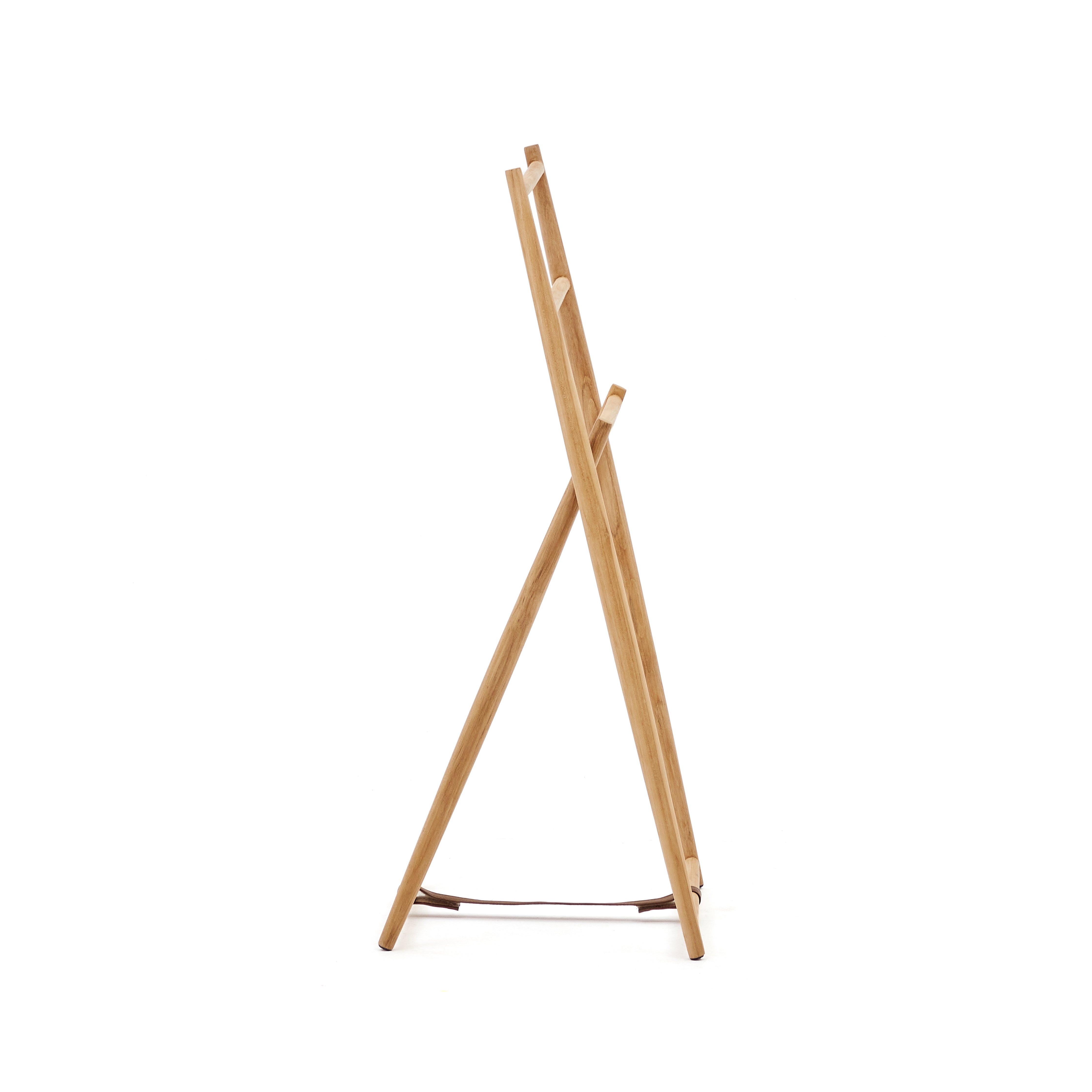 Roxana towel rack in solid teak, 50 x 95 cm - Product Image