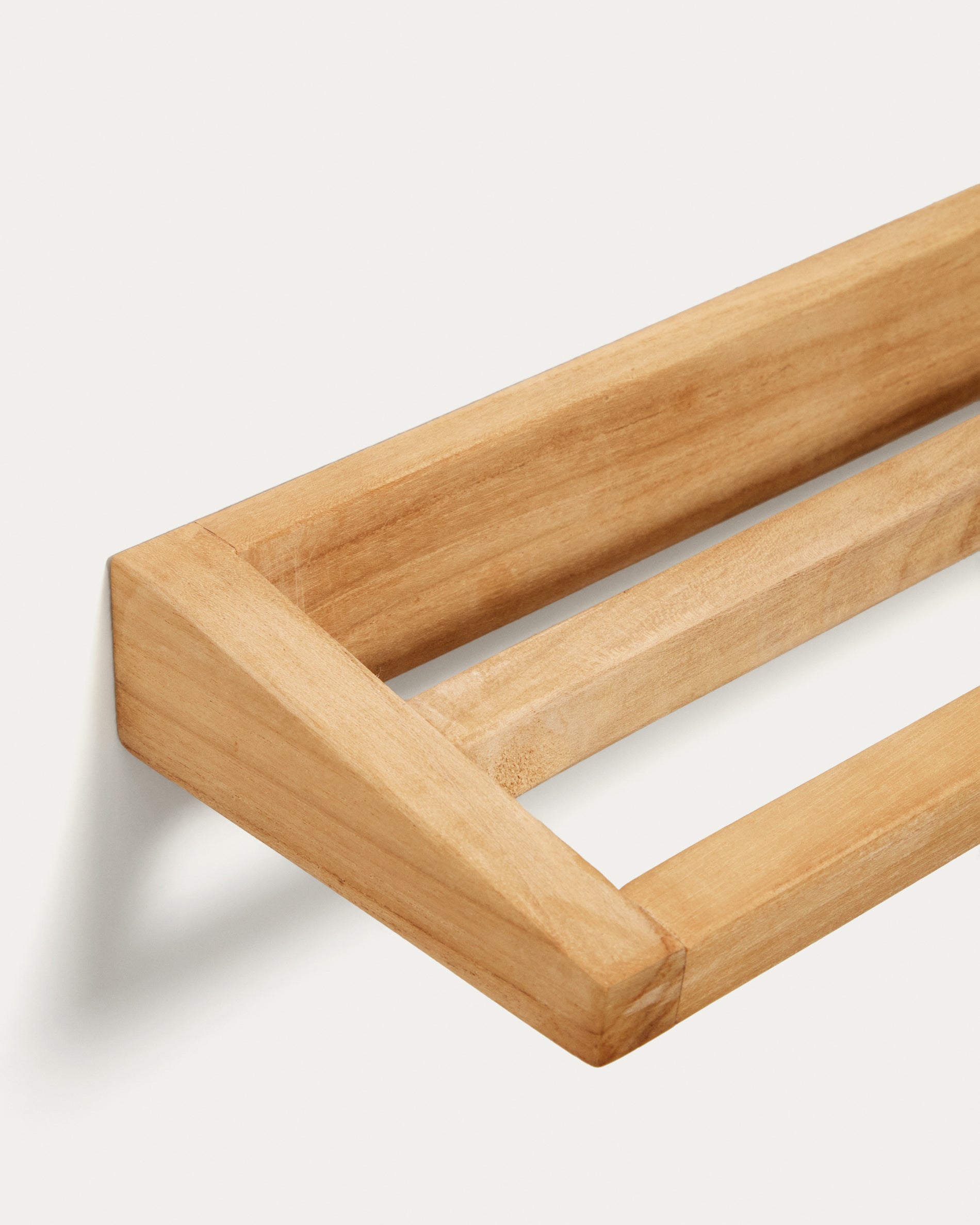 Vedel solid teak towel rack, 40 x 5 cm - Detail