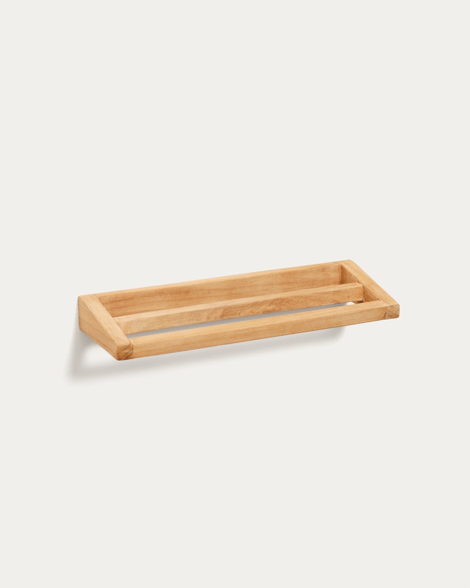 Vedel solid teak towel rack, 40 x 5 cm - Product View