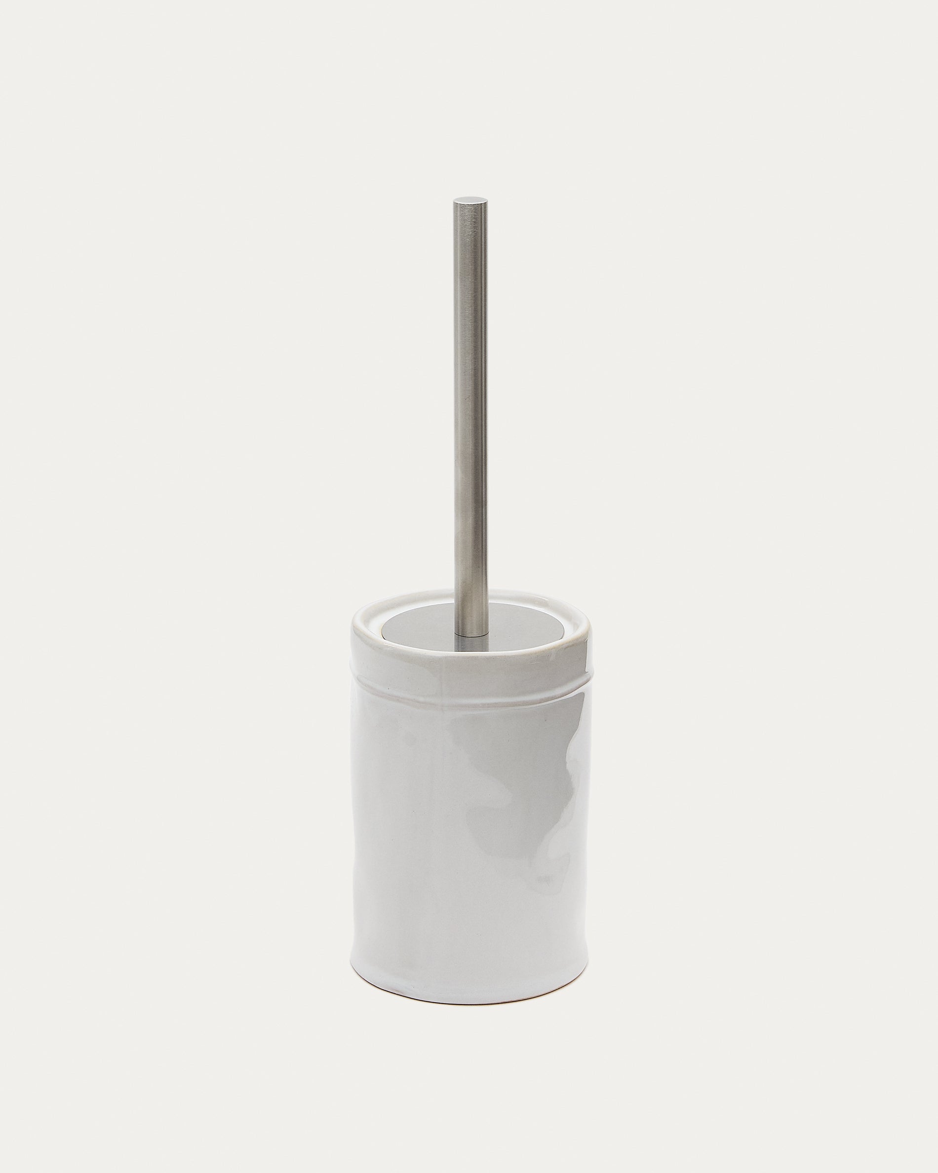 Savel Grey Stoneware Toilet Brush - Product View