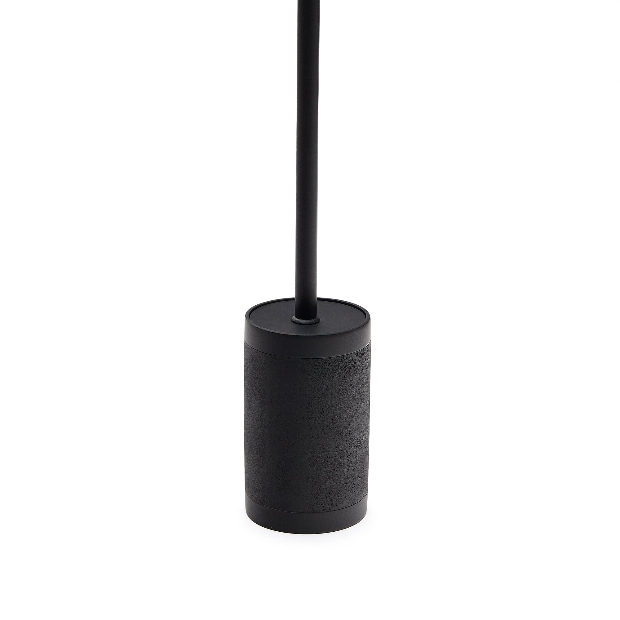 Black Polyresin Sisel Toilet Brush - Product Image