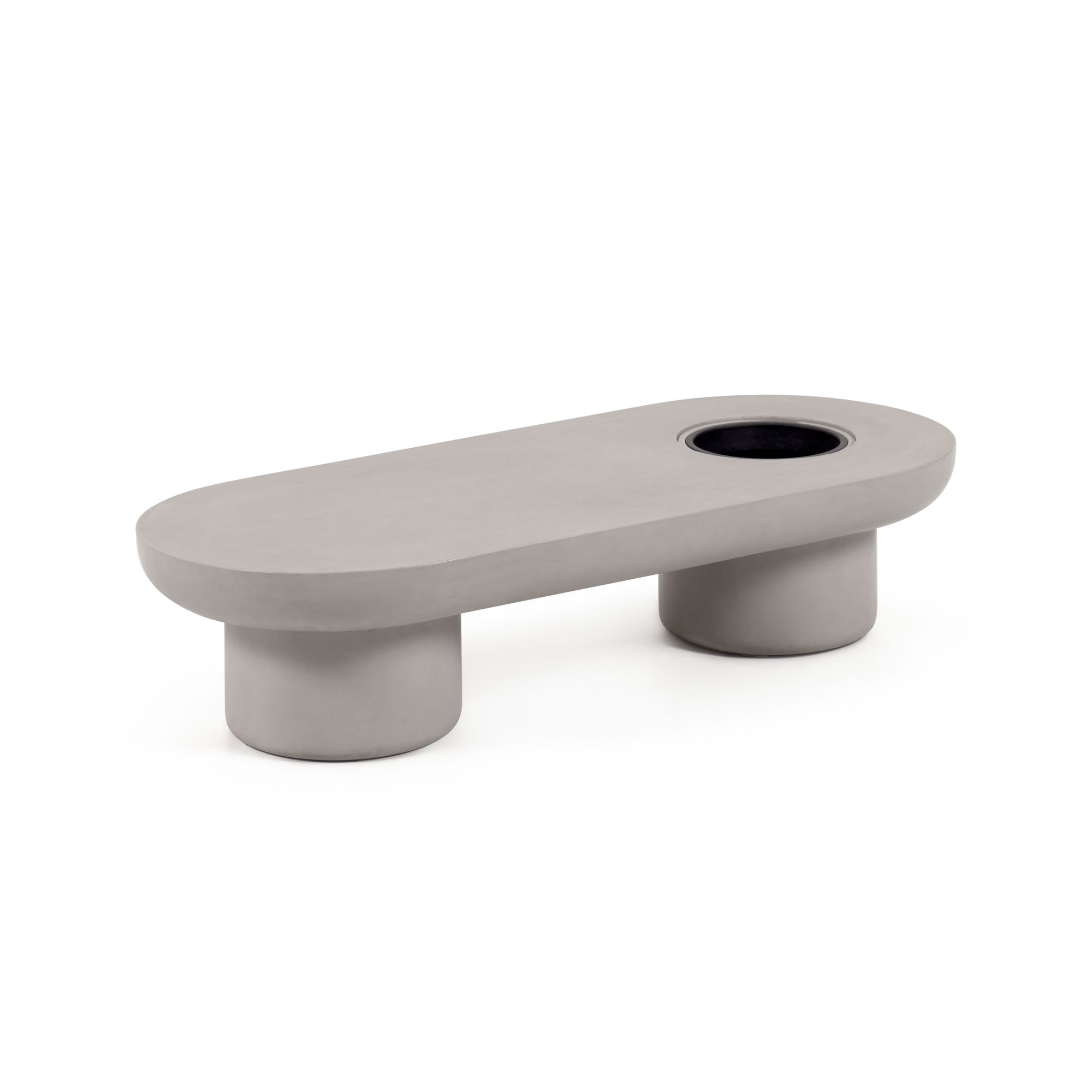 Taimi concrete outdoor coffee table Ø 140 x 60 cm - Product Image