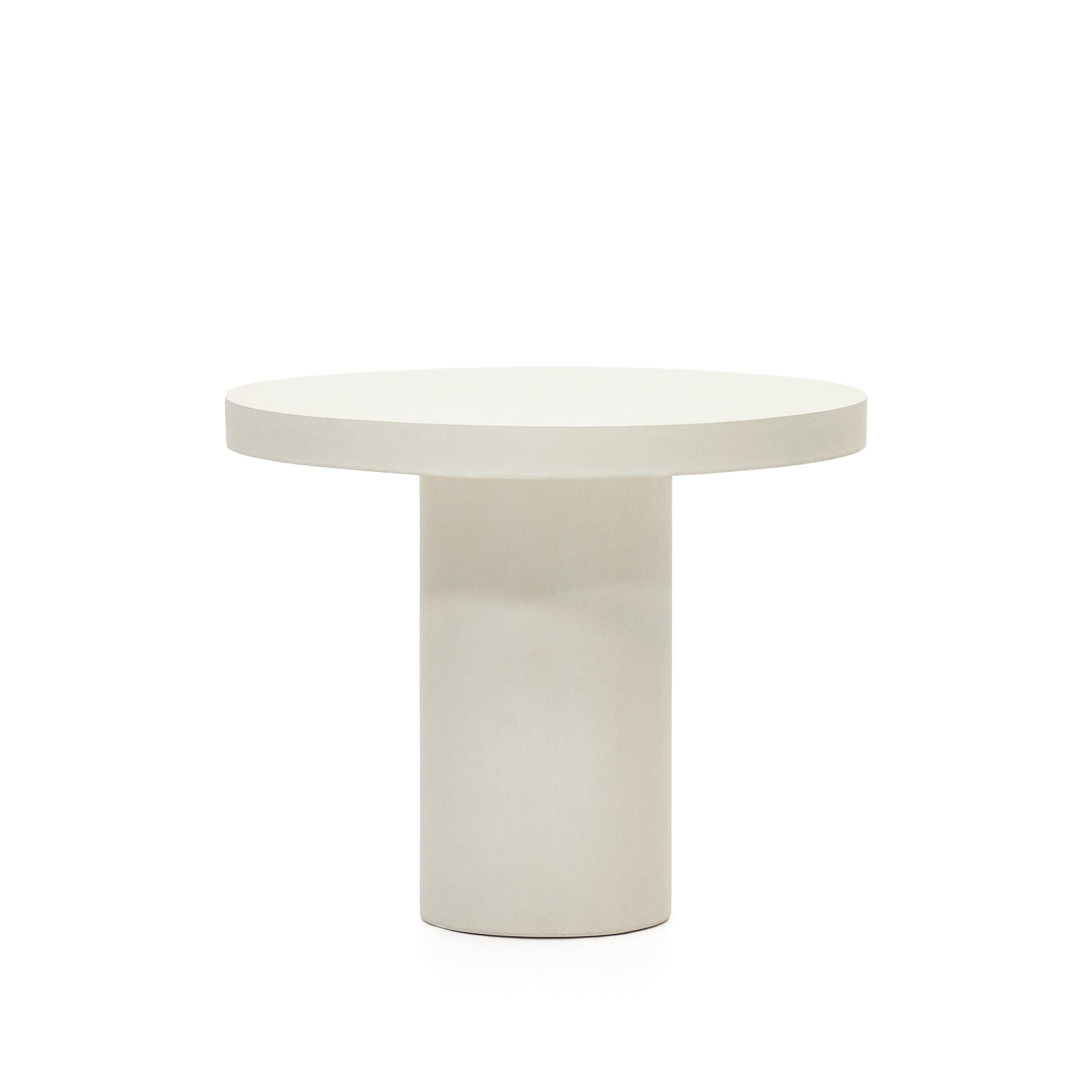 Aiguablava round table in white cement, Ø 90 cm - Product Image