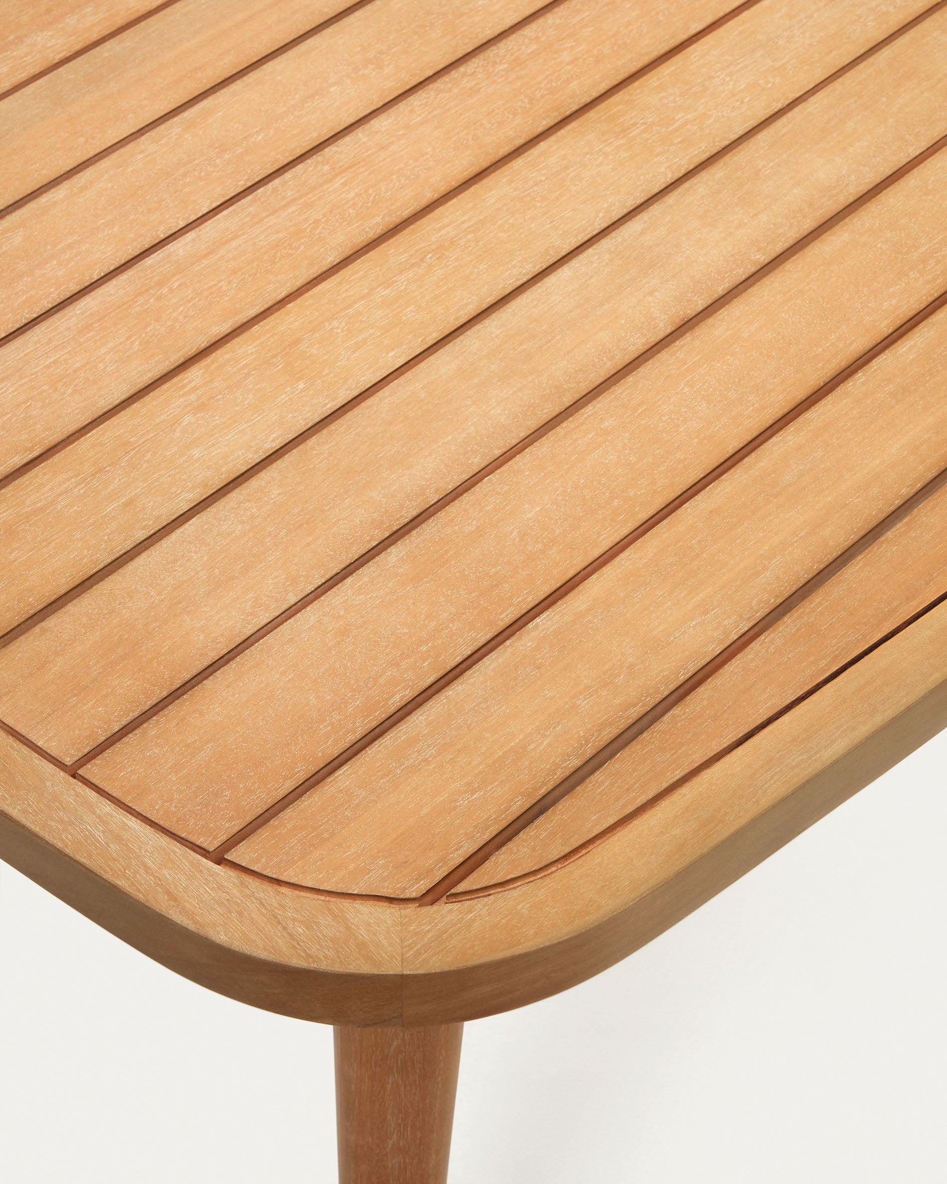 Maset 100% outdoor suitable table in solid eucalyptus wood, 225 x 100 cm, FSC - Detail