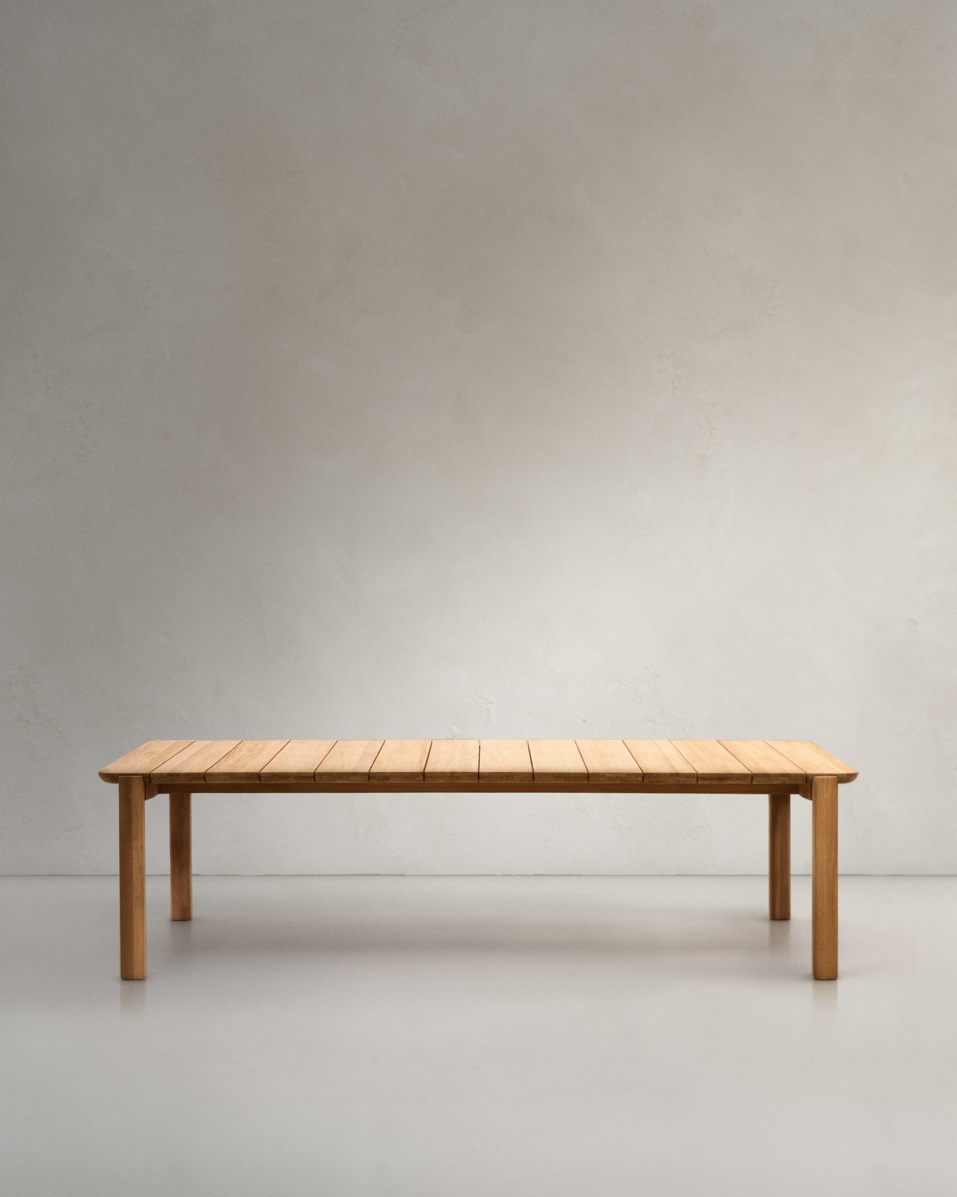 Icaro asztal masszív teakfából, 220 x 102 cm, 100% FSC