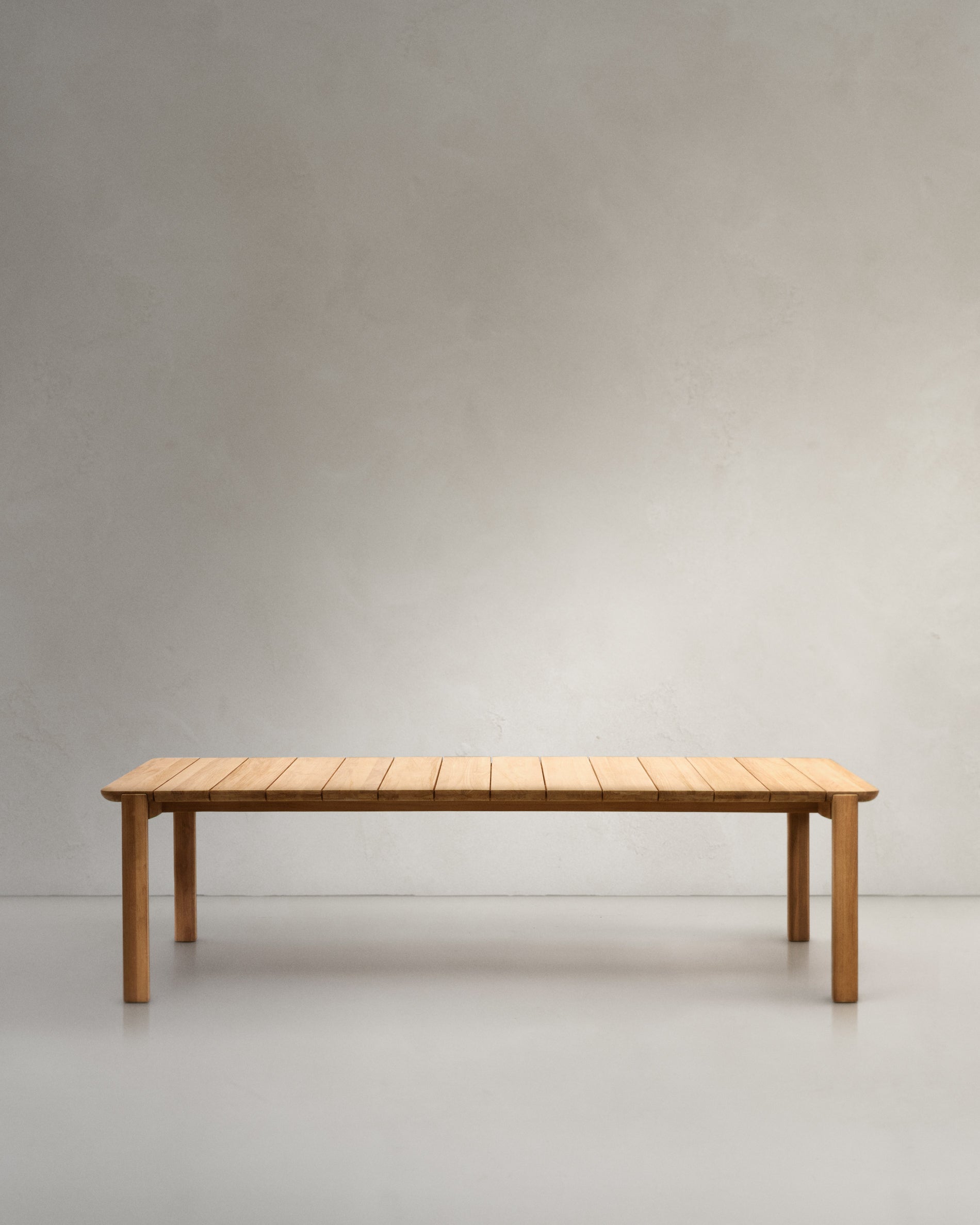 Icaro table made of solid teak wood, 220 x 102 cm, 100% FSC