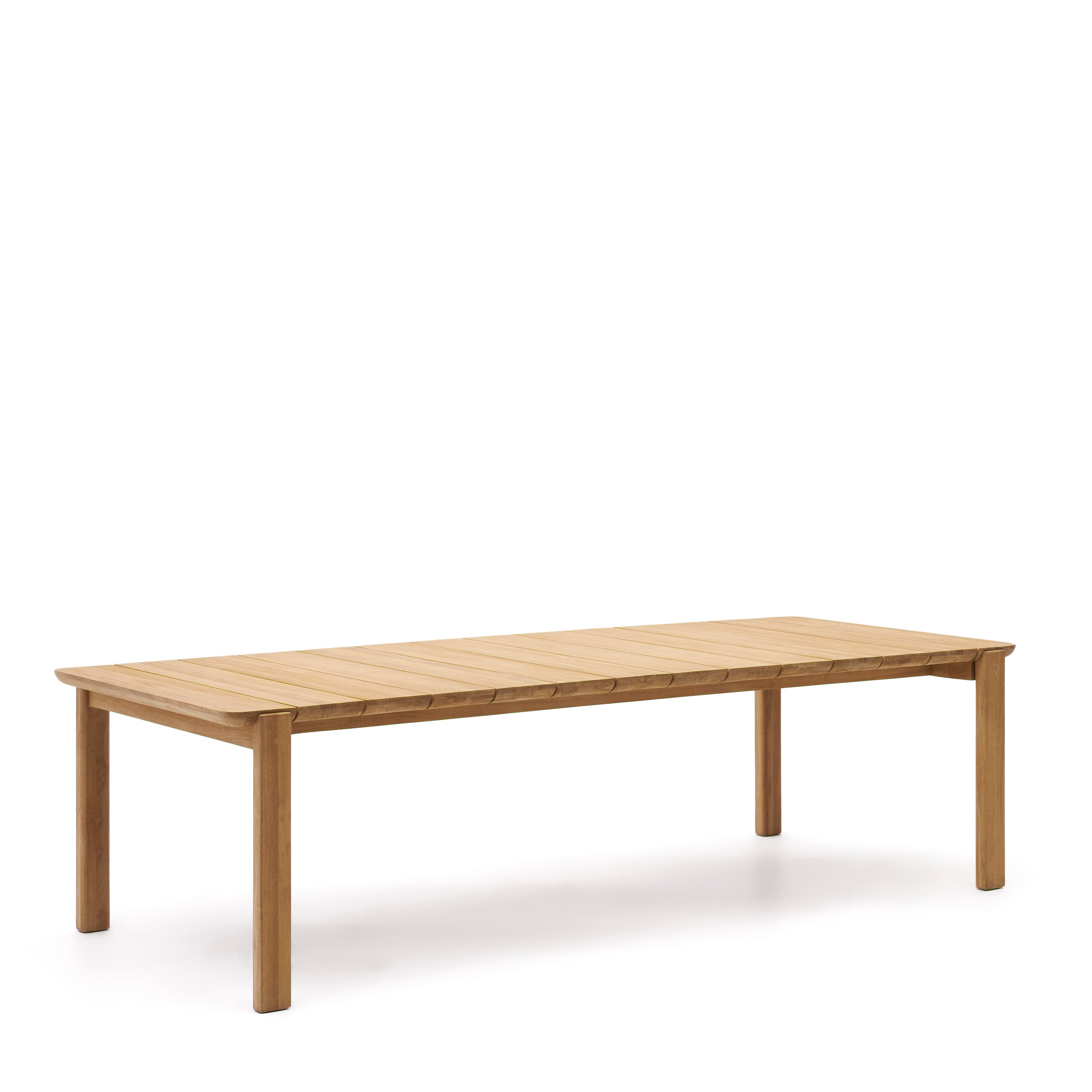 Icaro table in solid teak, 280 x 112 cm, 100% FSC