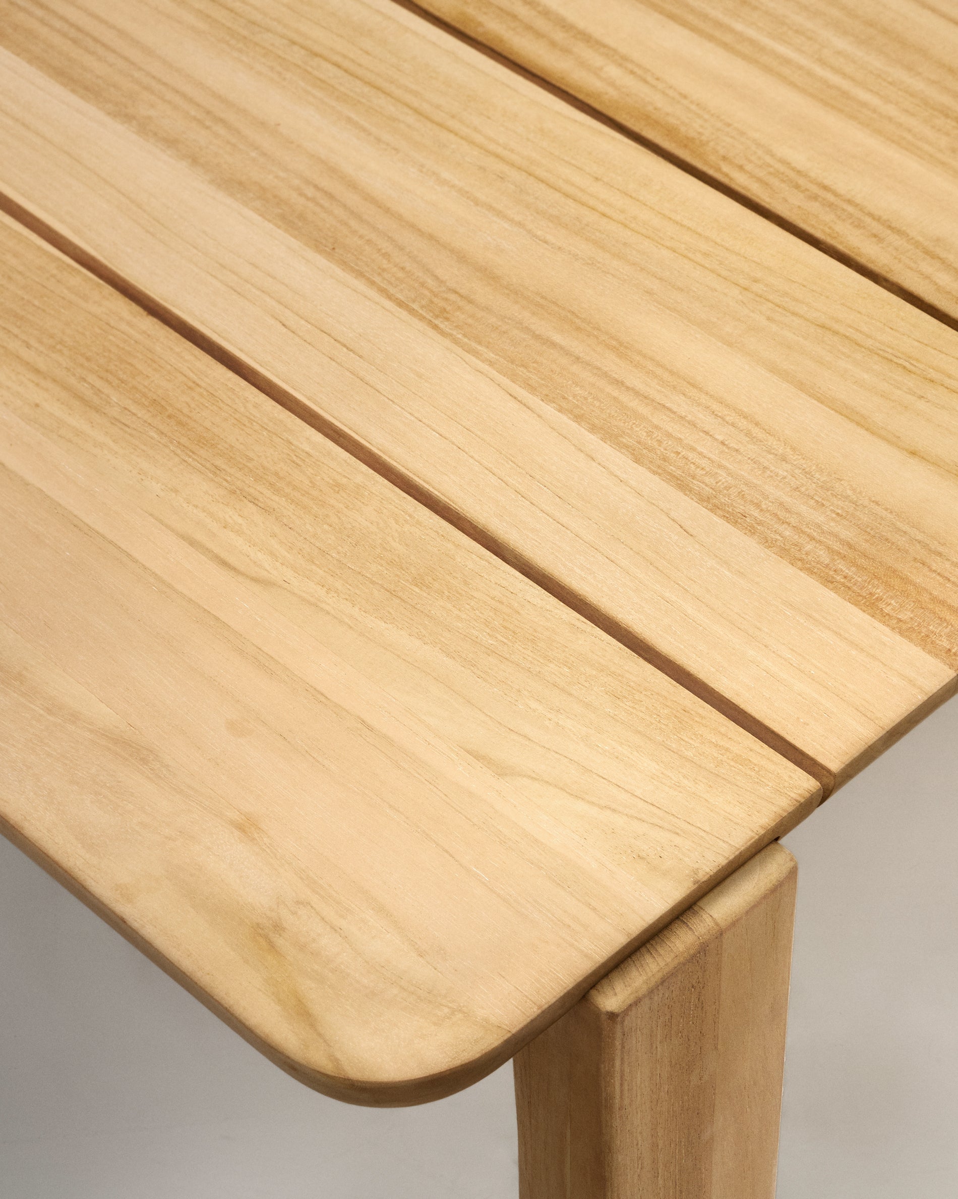 Icaro table made from solid teak wood, 280 x 112 cm, FSC 100% - Detail