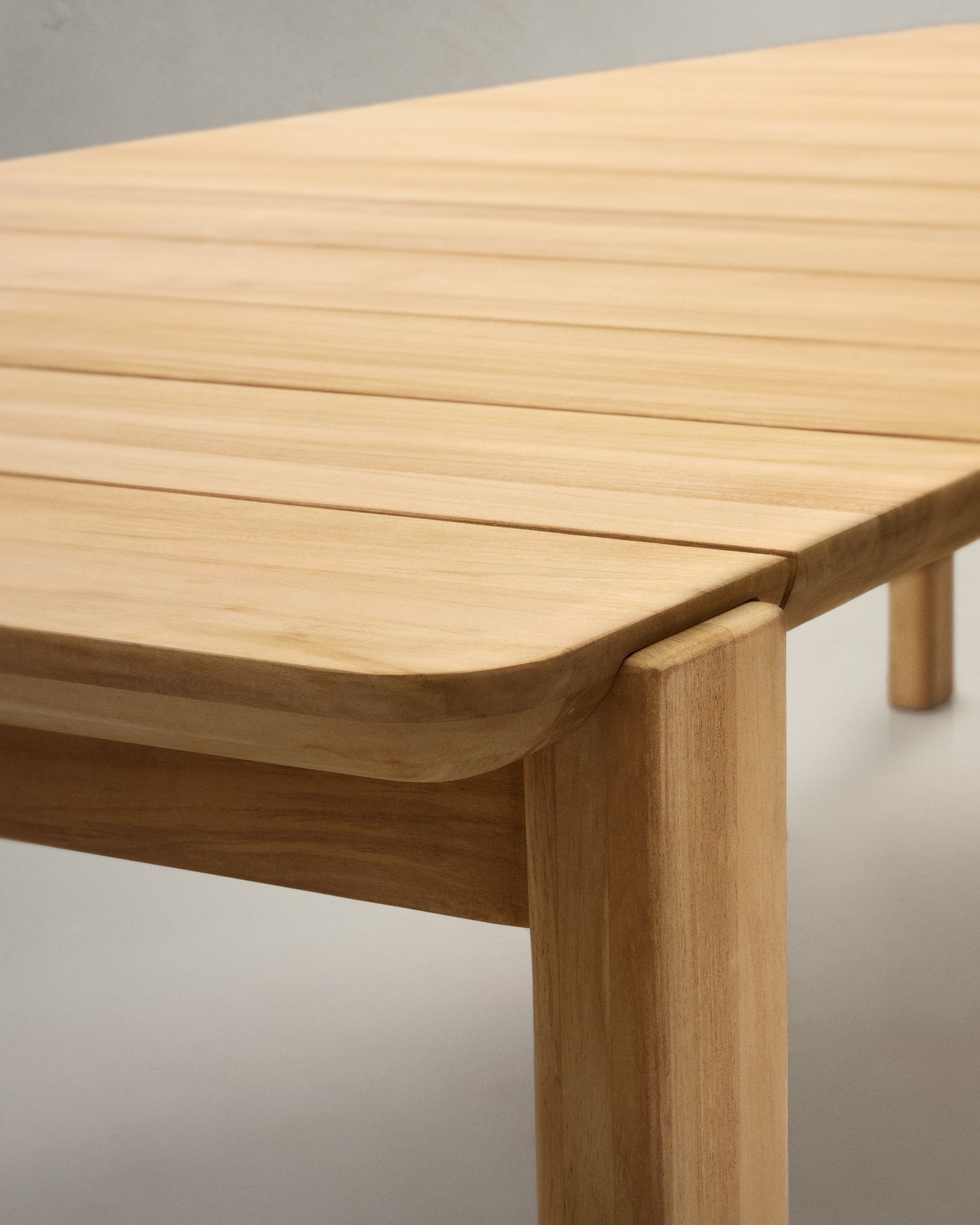 Icaro table in solid teak, 280 x 112 cm, 100% FSC