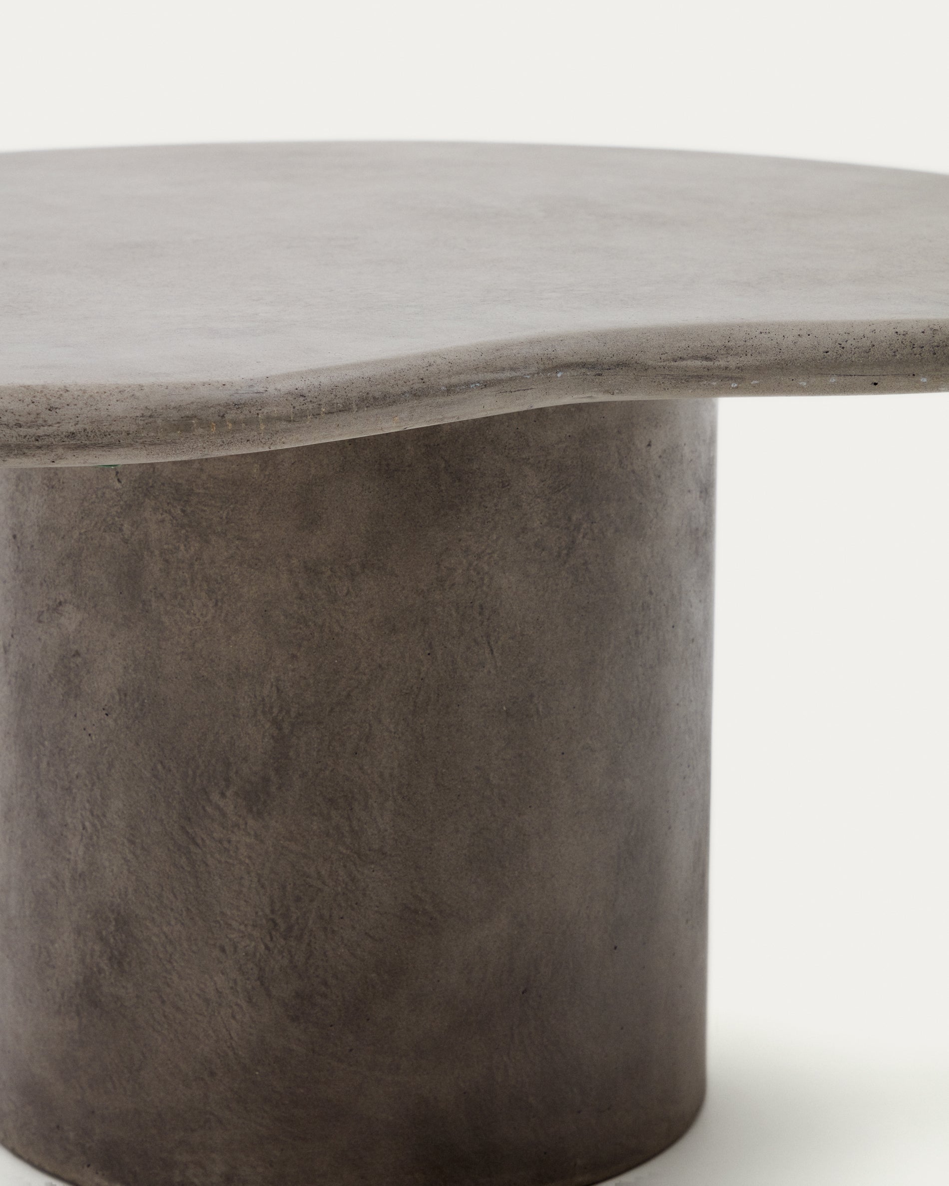 Macarella cement coffee table, 83 x 77 cm