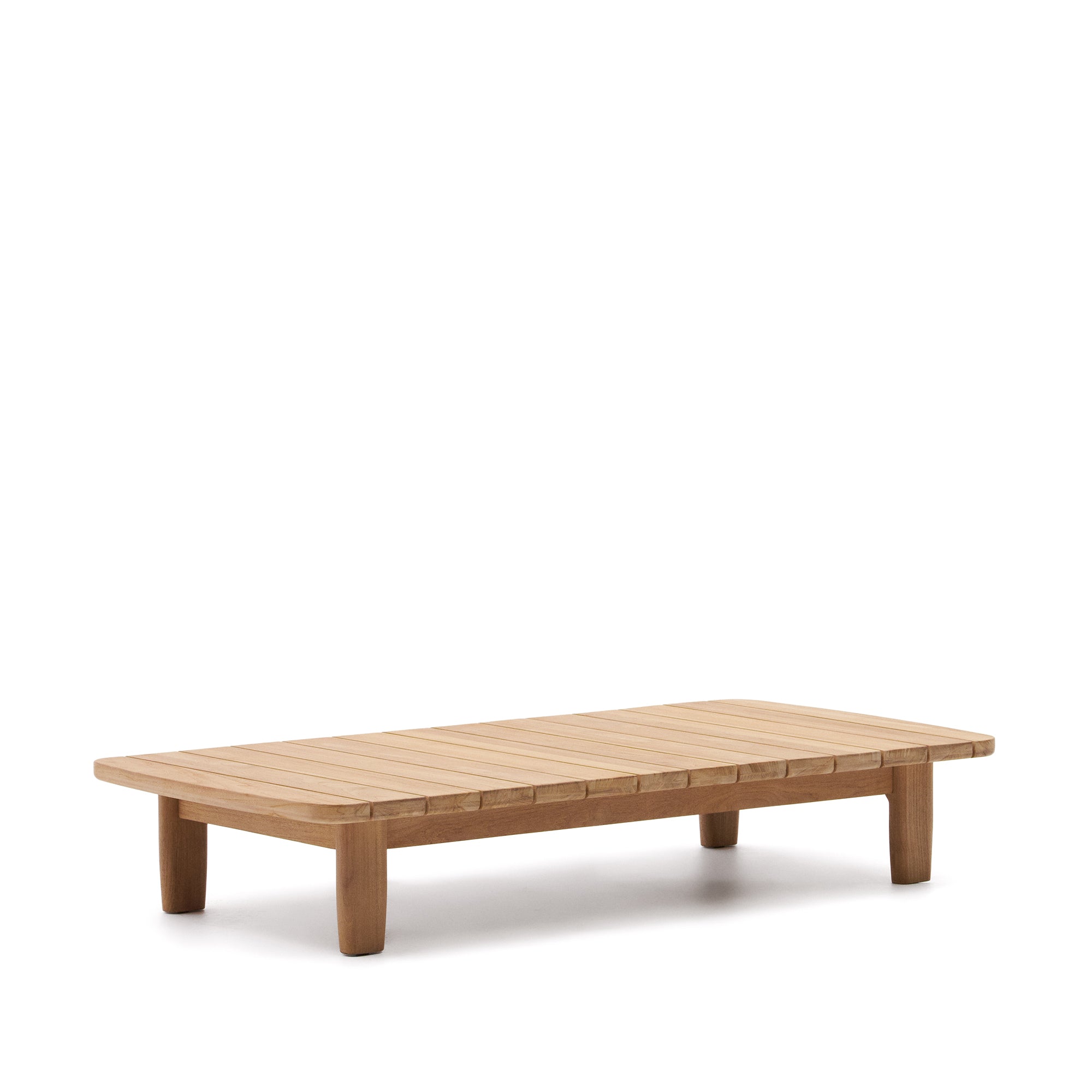 Tirant coffee table, made of 100% FSC certified solid teak wood