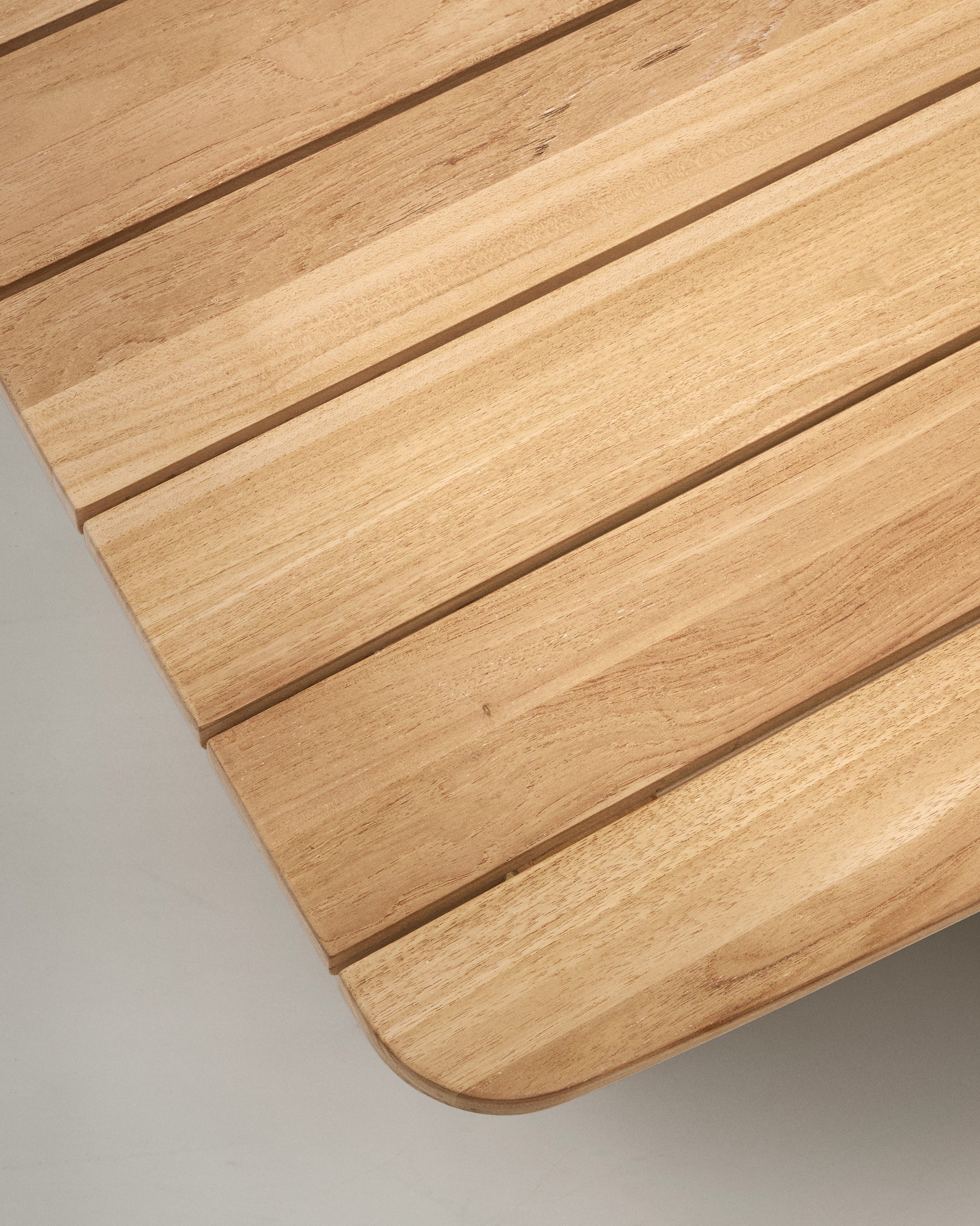 Tirant coffee table made from solid teak wood 140 x 70 cm FSC 100% - Detail