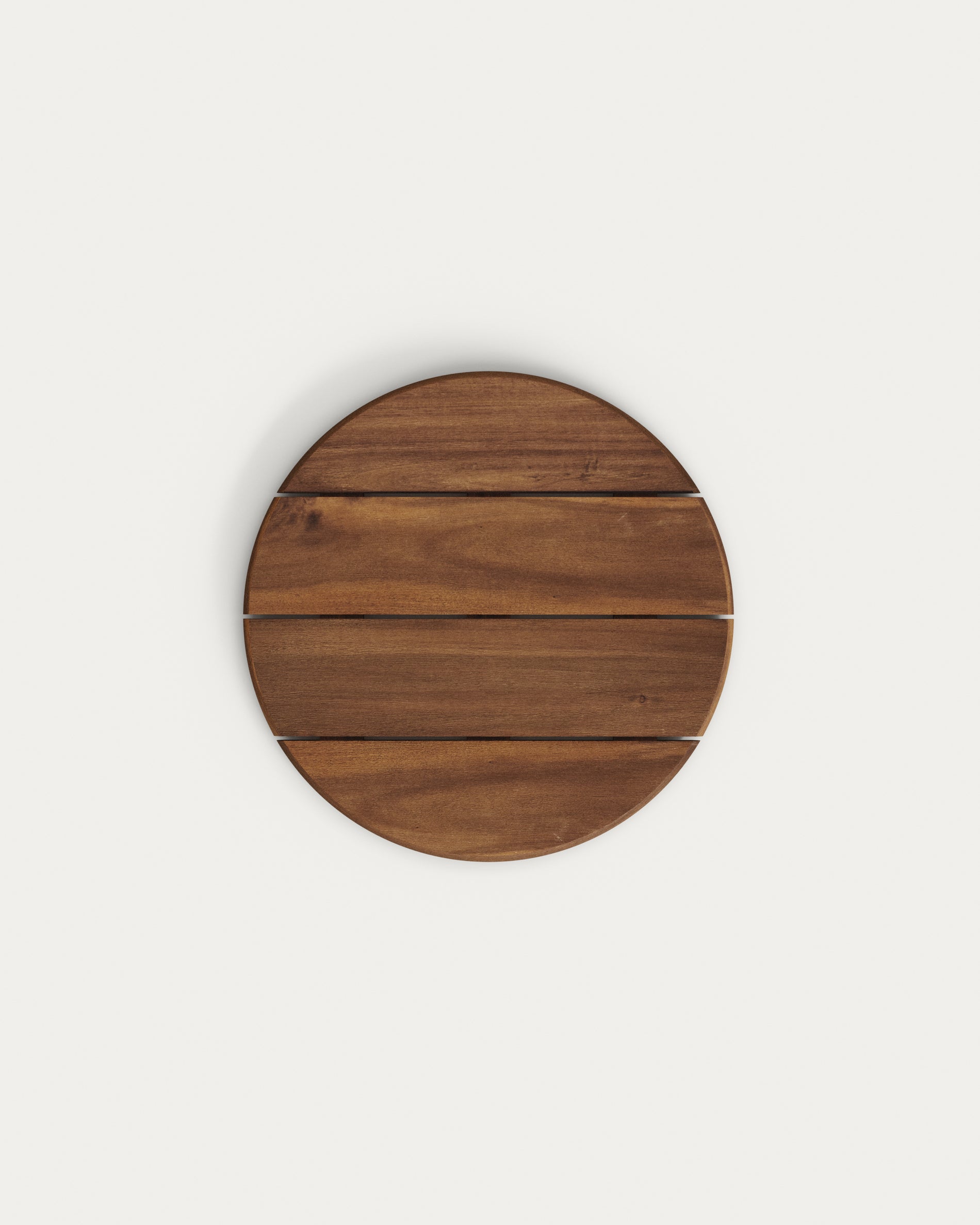 Suara round table top made of acacia wood with a walnut finish, Ø55 cm 100% FSC