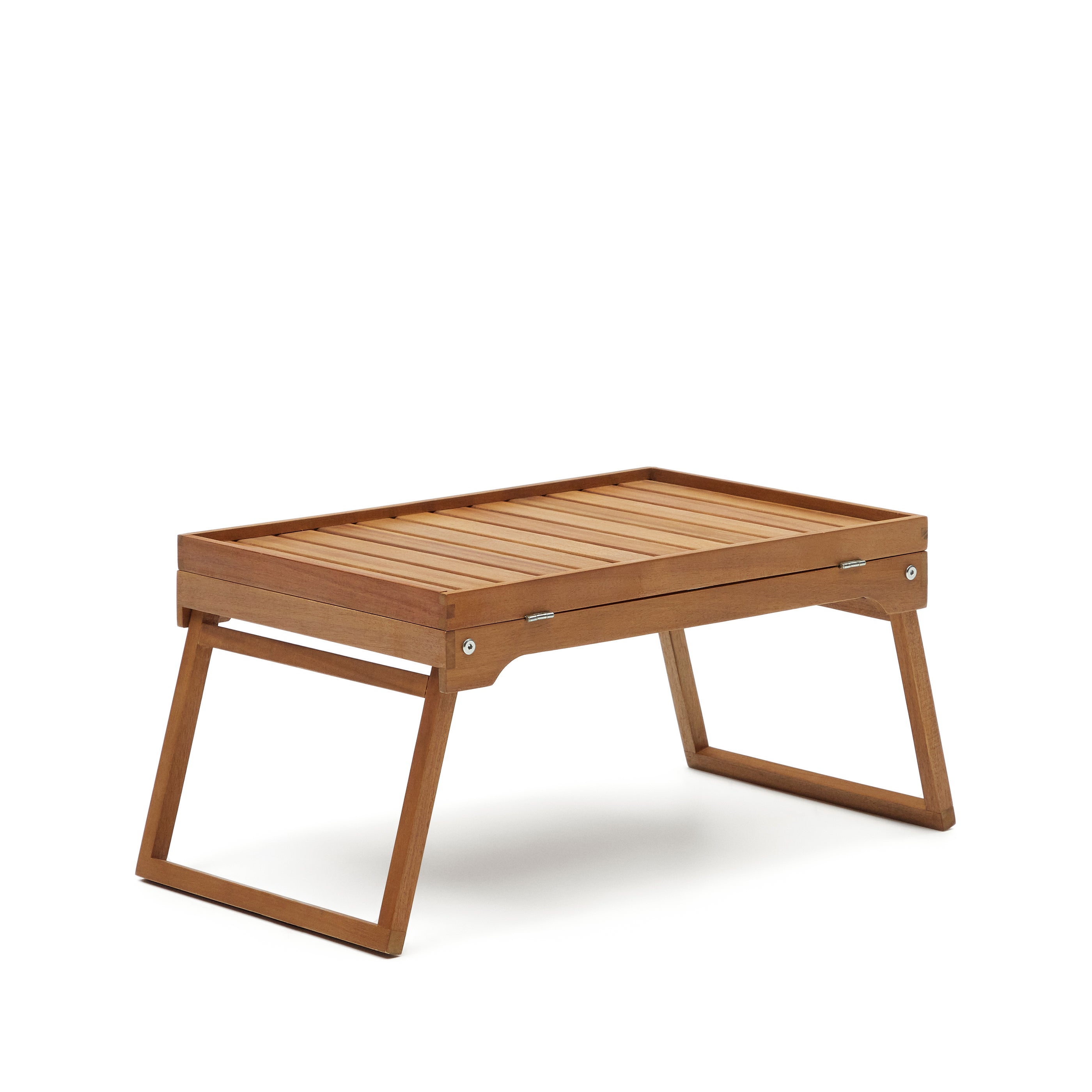 Mani folding tray made from solid acacia wood FSC 100% - Product Image