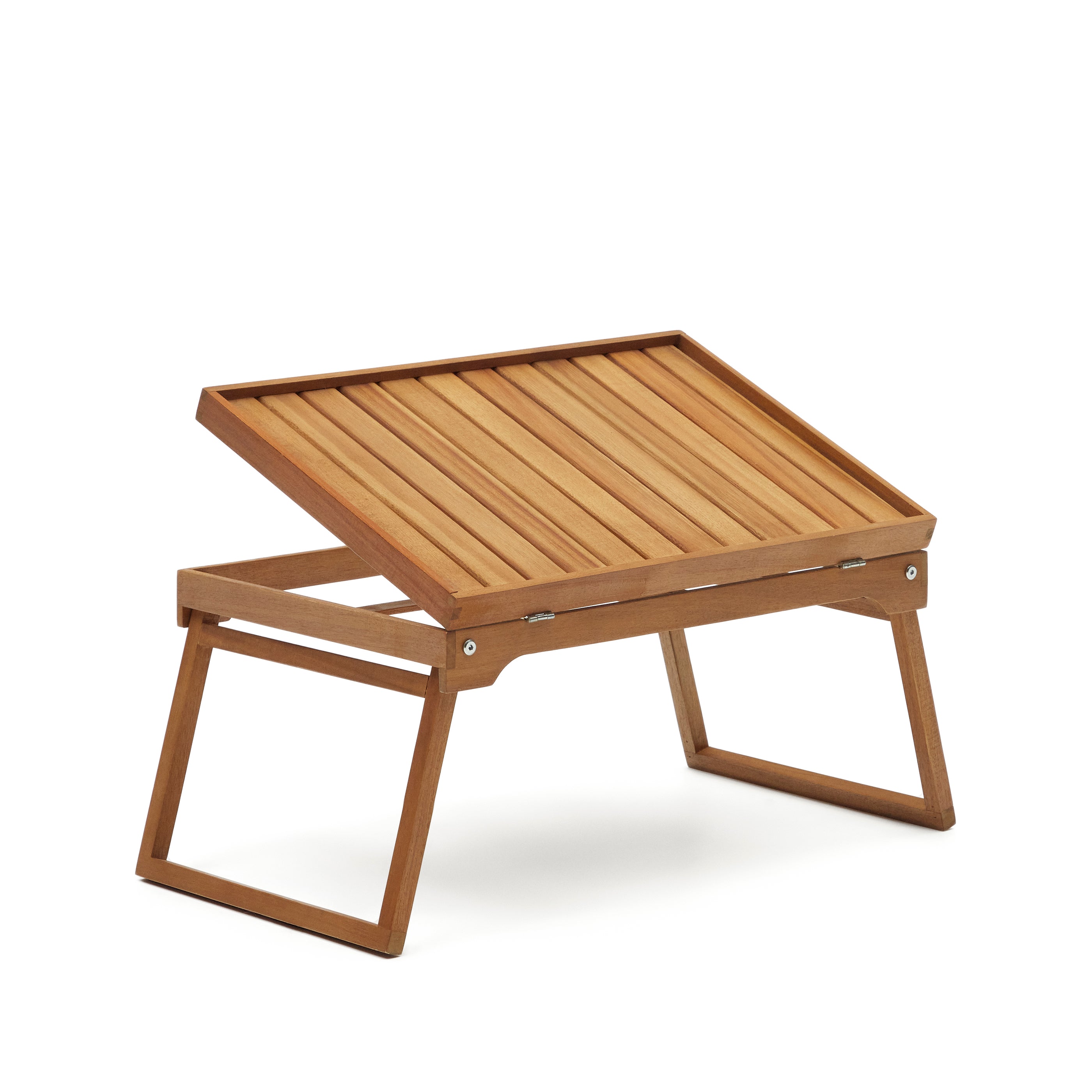 Mani folding tray made from solid acacia wood FSC 100% - Product Image