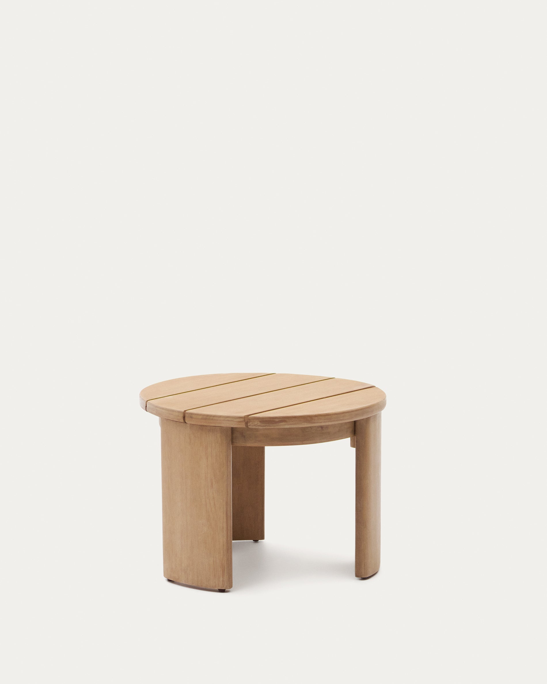 Xoriguer oldalsó asztal szilárd eukaliptusz fából Ø64,5 cm 100% FSC